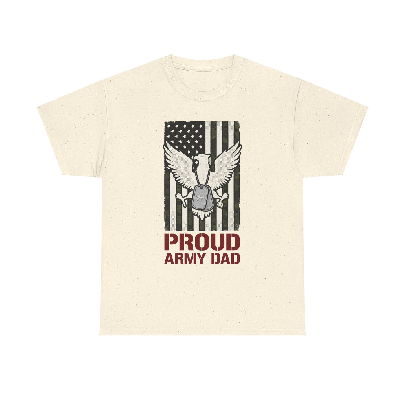 Proud Army Dad Dog Tags & Flag