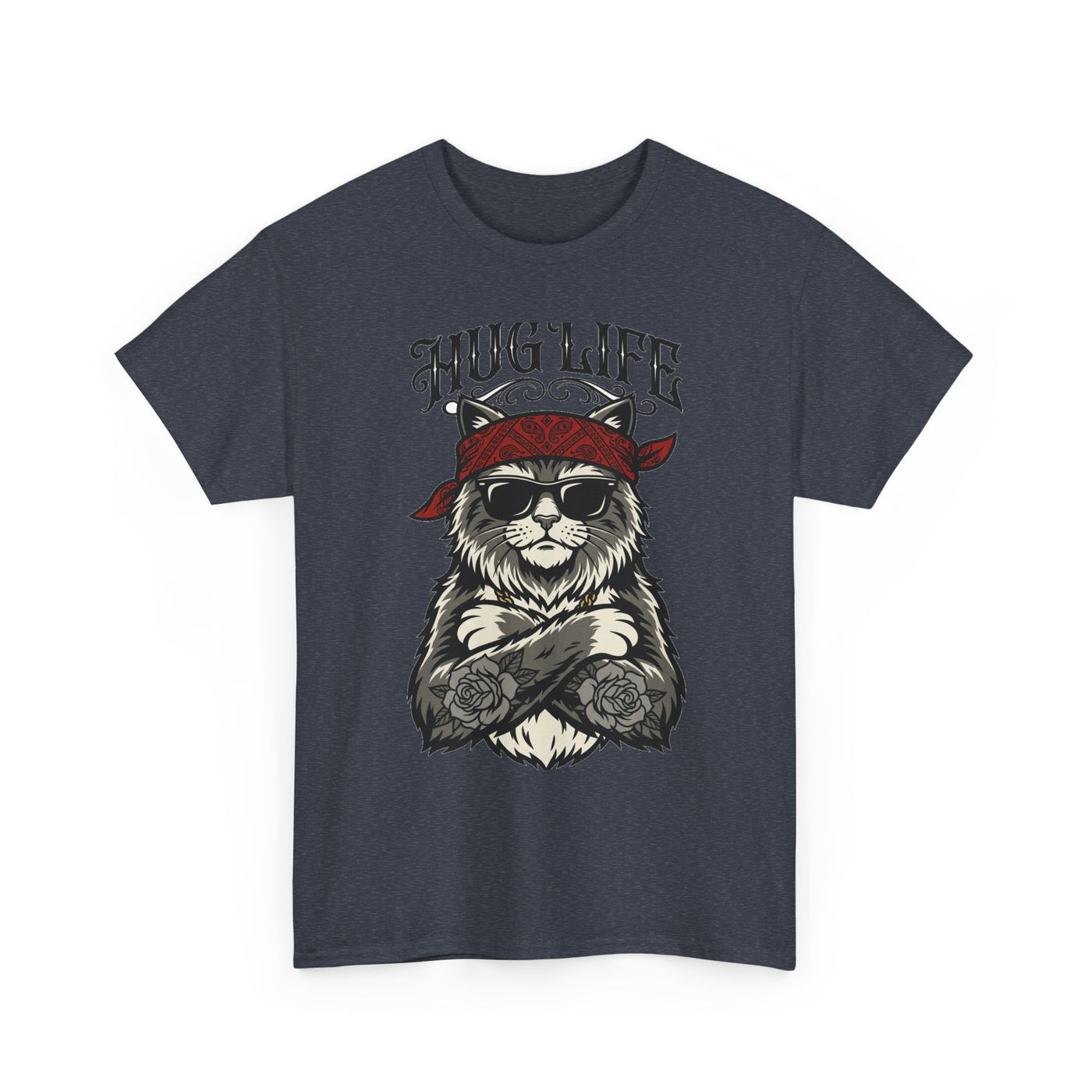 Hug Life Hardcore Cat T-Shirt