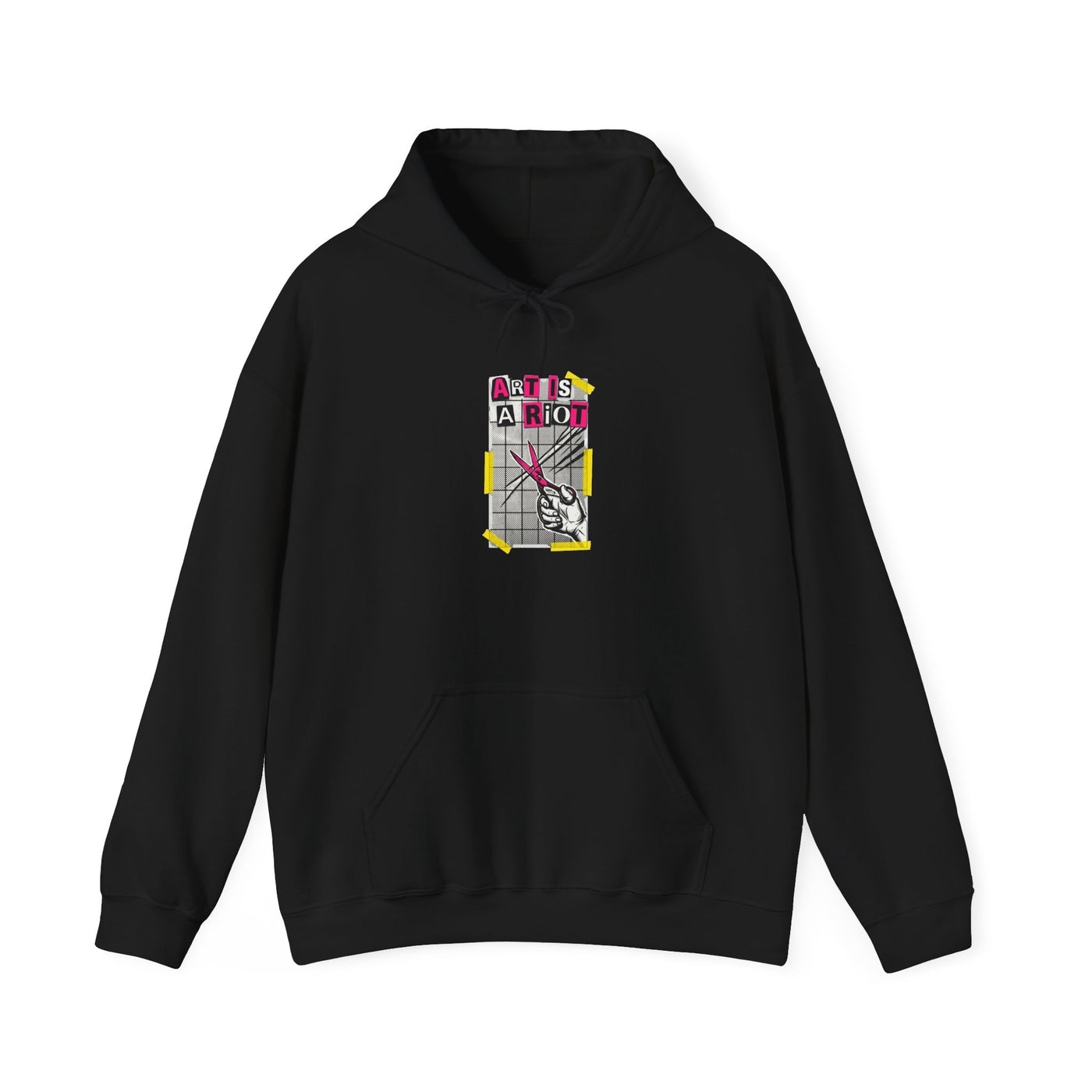 Cut Paste Rebel Zine Manifesto Hoodie