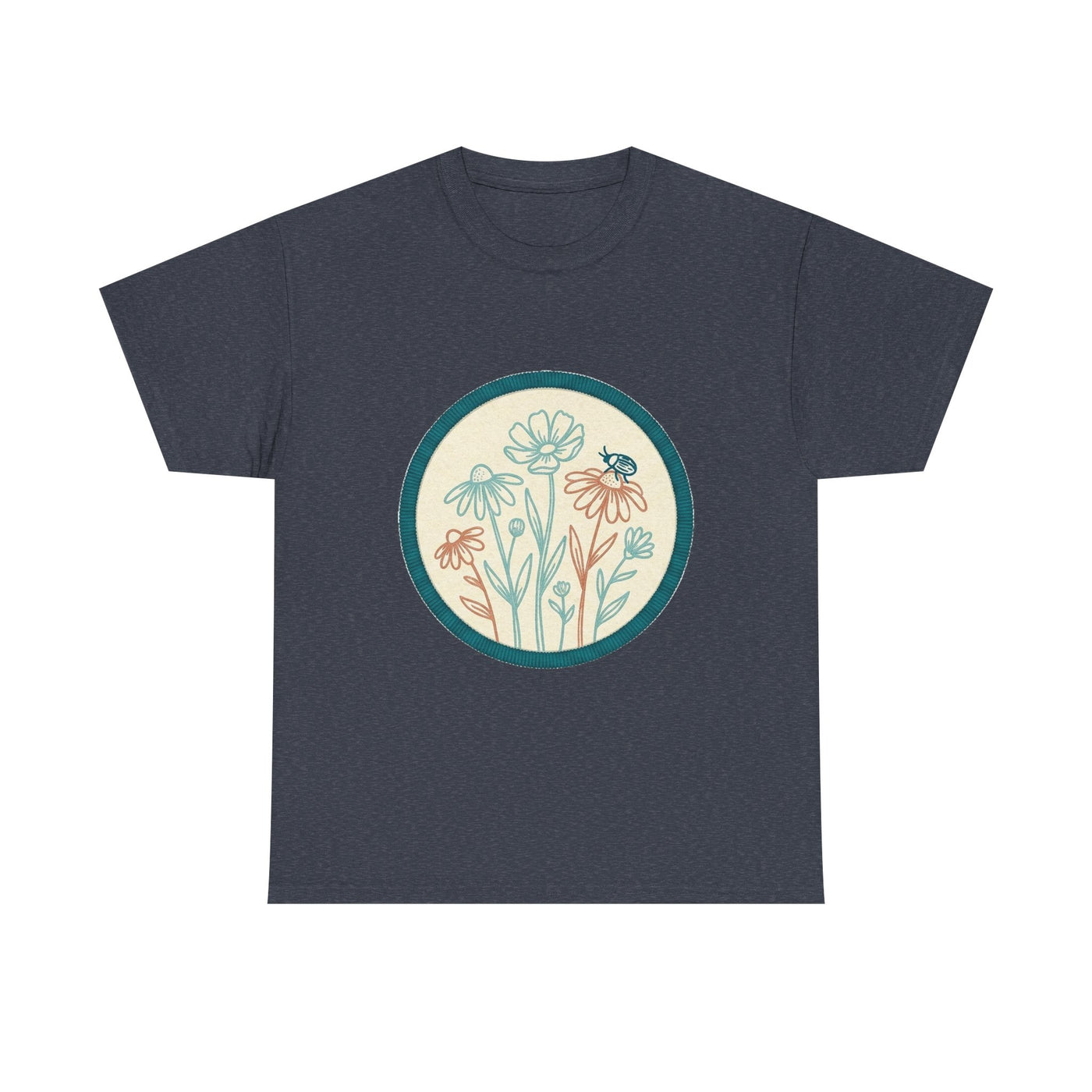 Grow Wild Faux Embroidery Tee