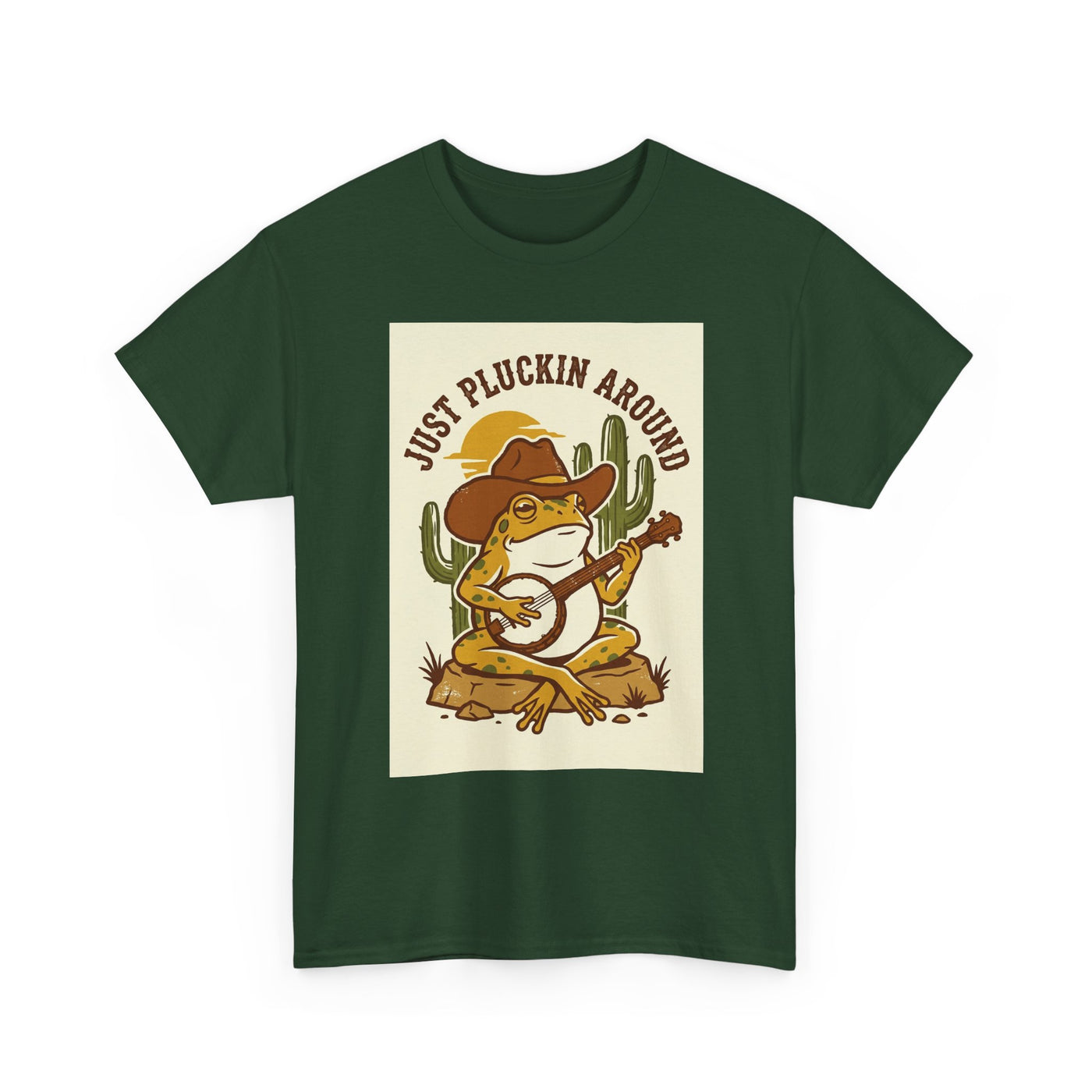 Just Pluckin Around Cowboy Toad Tee