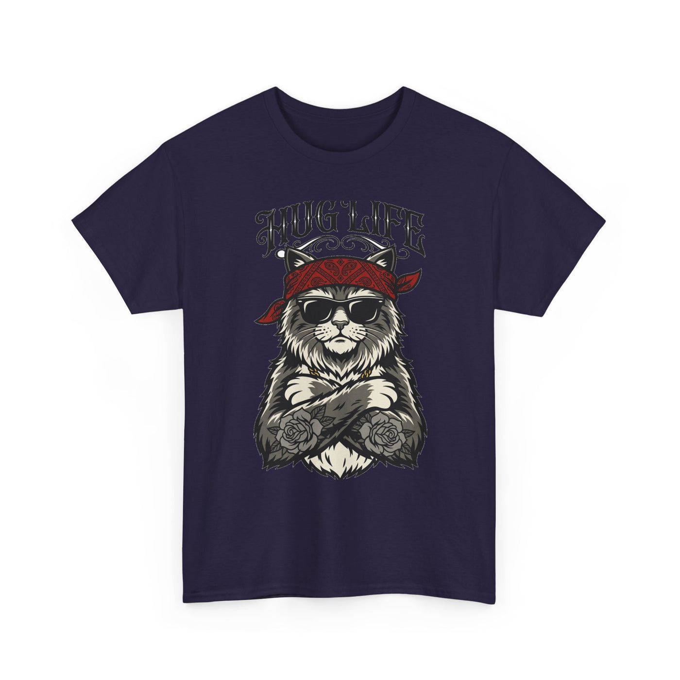 Hug Life Hardcore Cat T-Shirt