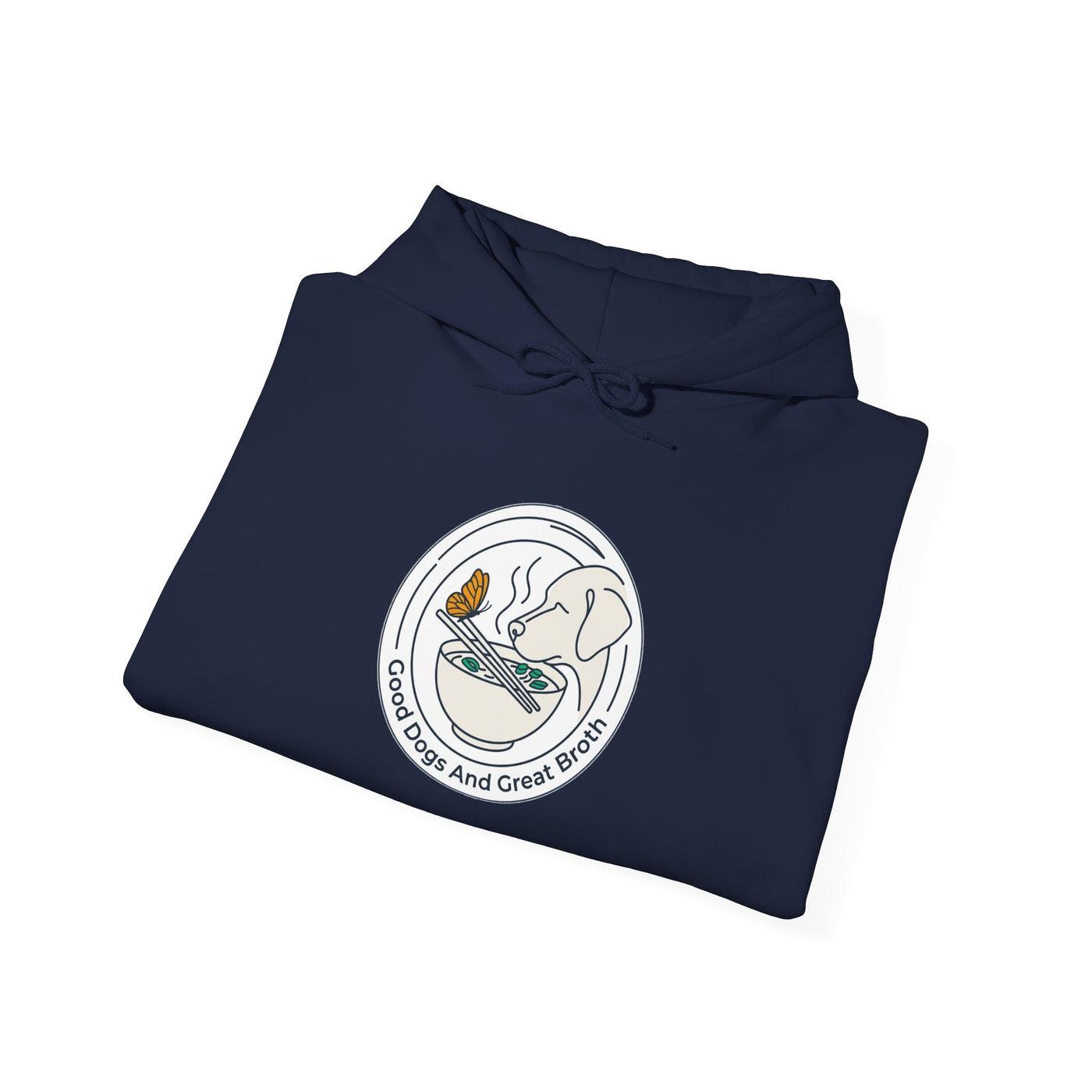 Ramen And Rescues Noodle Bowl Badge Hoodie