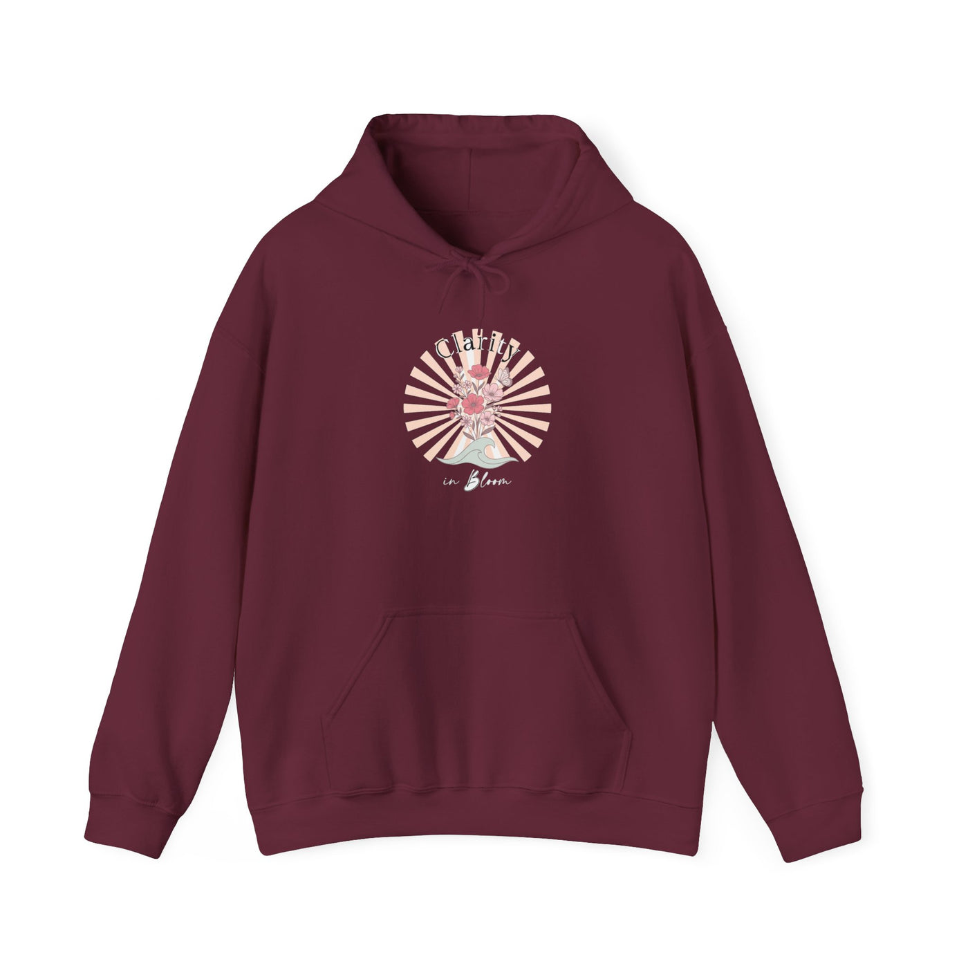 Clarity in Bloom Wildflower Sunburst Hoodie