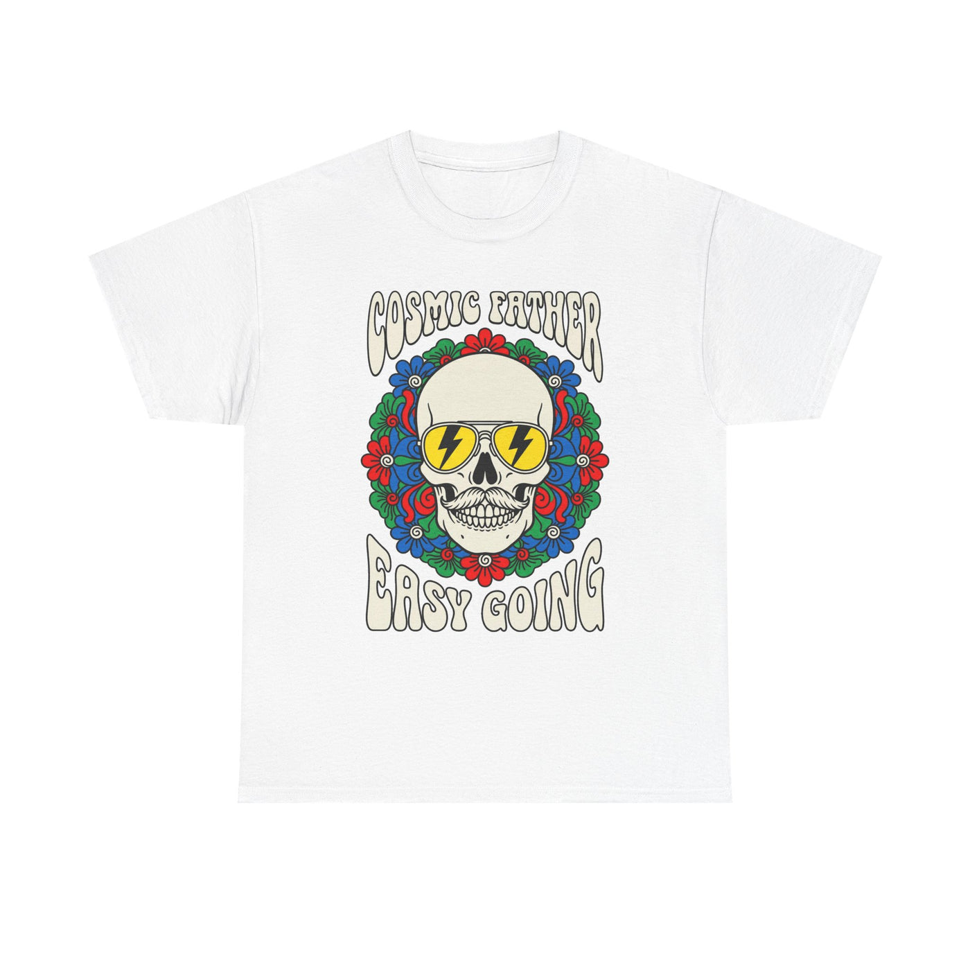 Cosmic Father Retro Skull Graphic