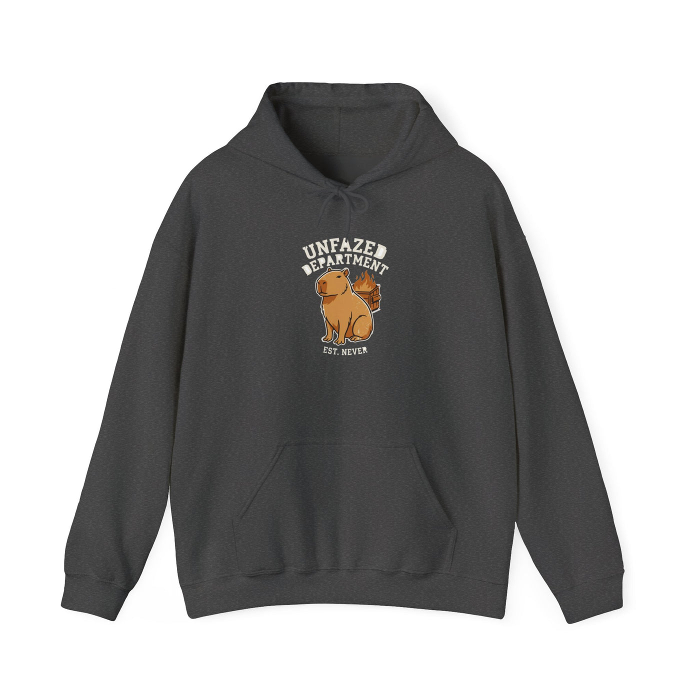 Unfazed Department Capybara Mascot Hoodie