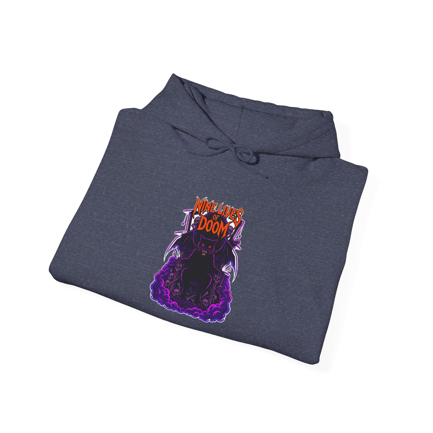 Feline of the Abyss Gothic Metal Hoodie
