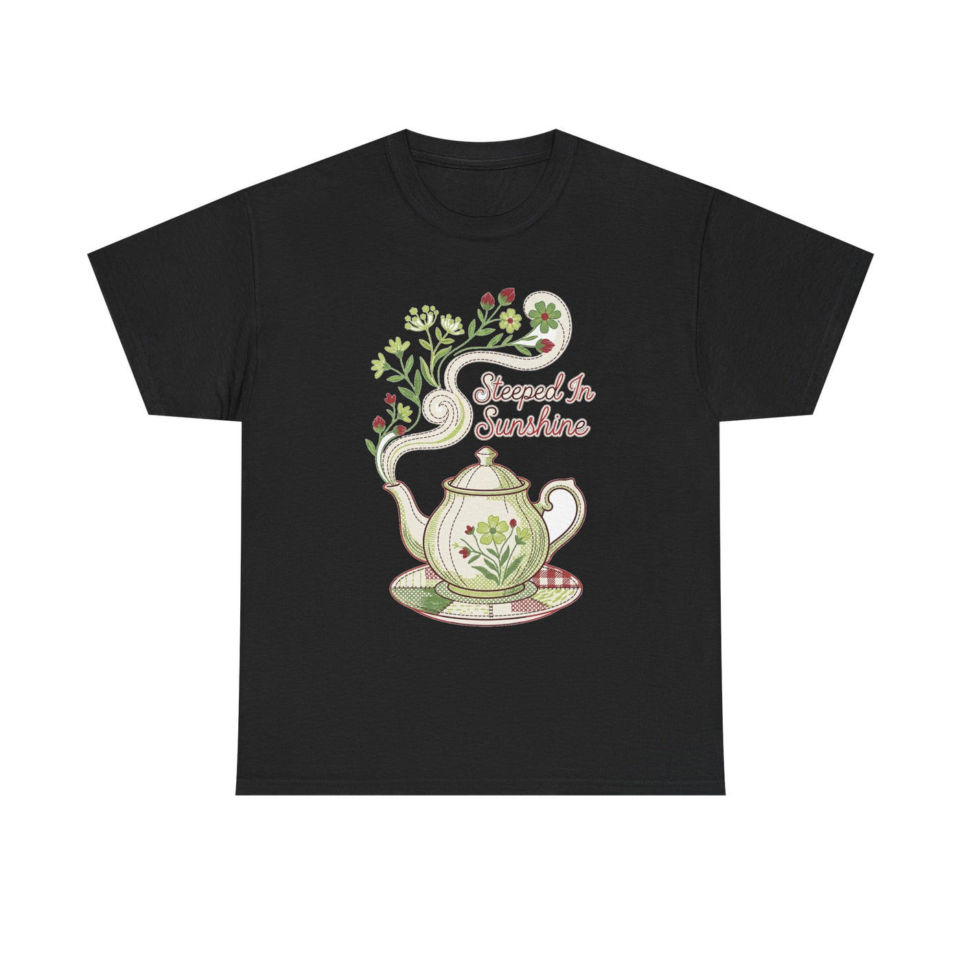 Steeped In Sunshine Faux Stitch Teapot