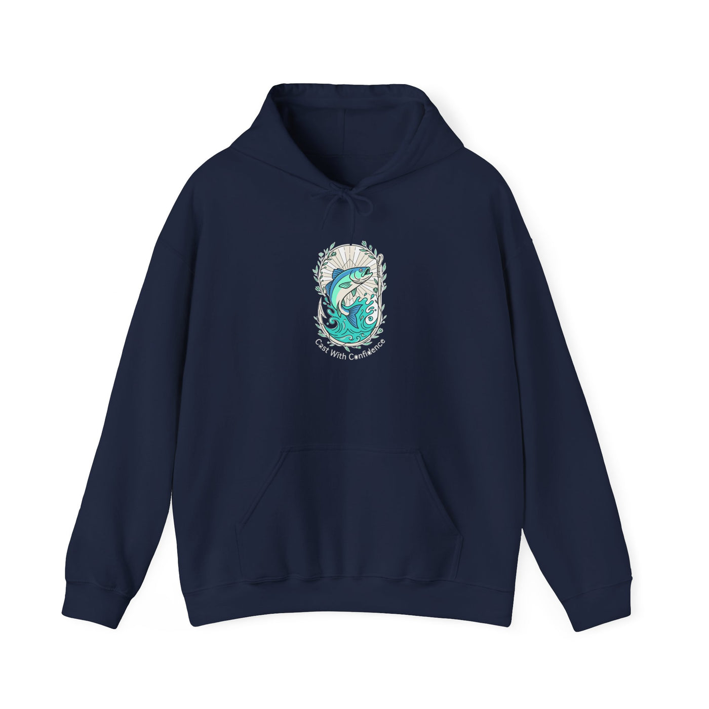 Reel Strength Floral Hook Fishing Hoodie