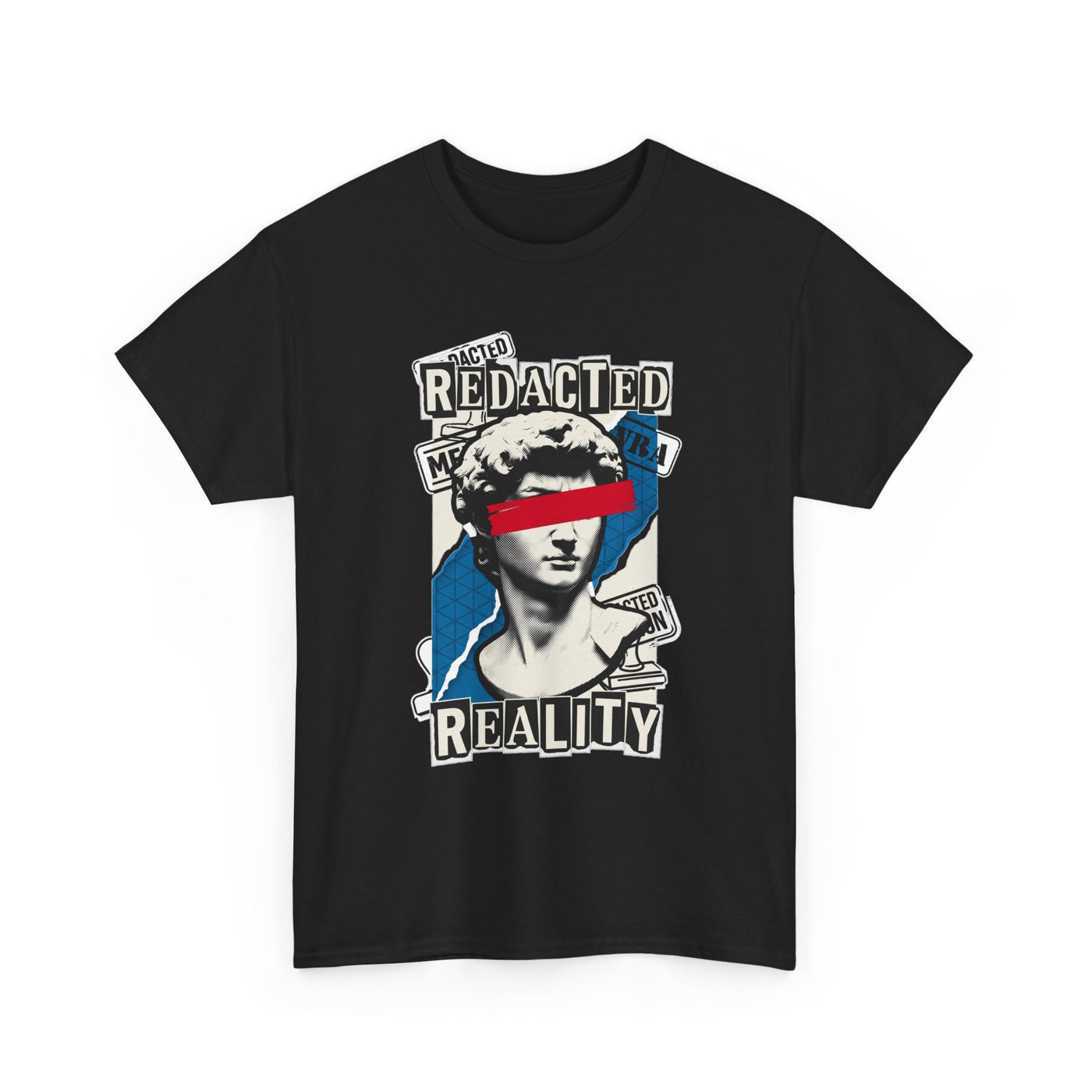 Redacted Reality Halftone Bust