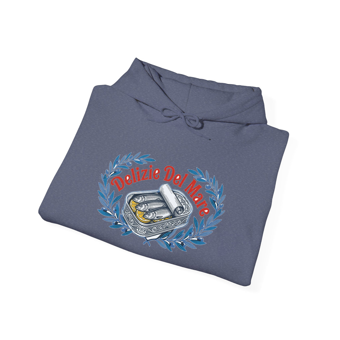 Retro Italian Sardine Tin Art Hoodie