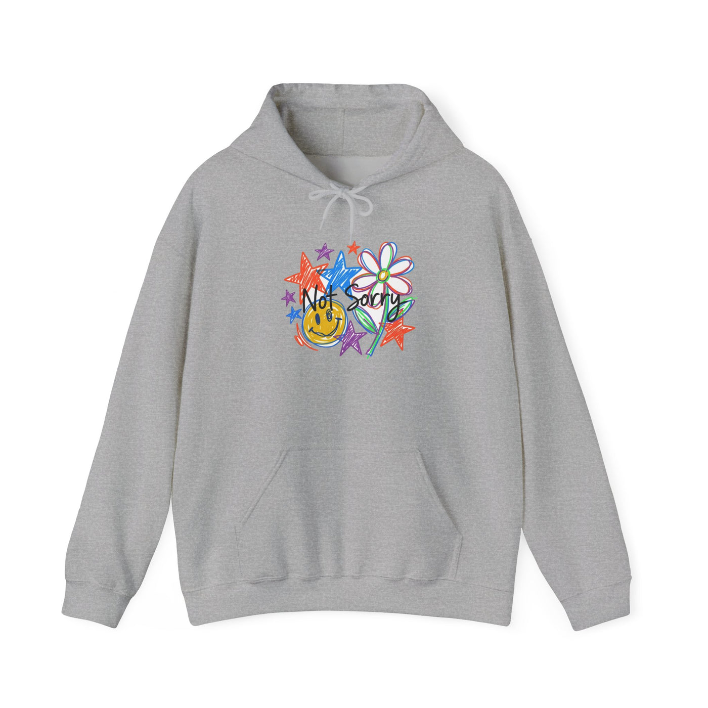 Scribble Your Own Rules Doodle Tee Hoodie