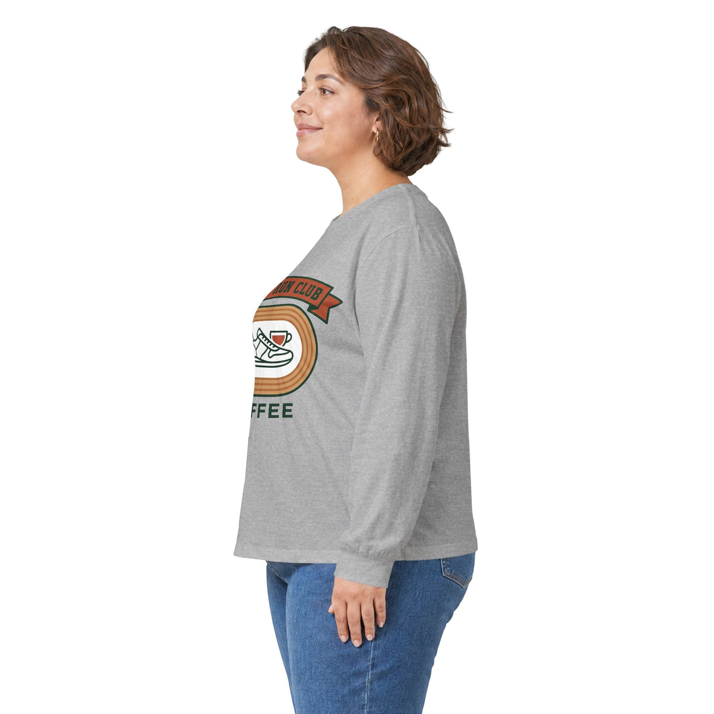 Retro Slow Run Coffee Crest Long Sleeve