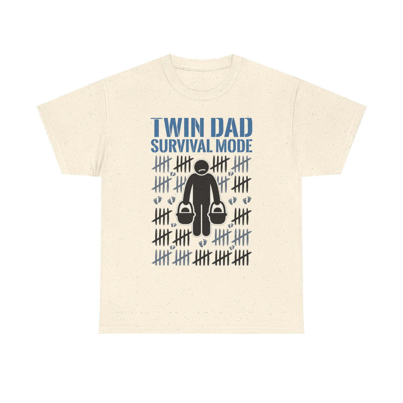 Twin Dad Survival Mode T-Shirt