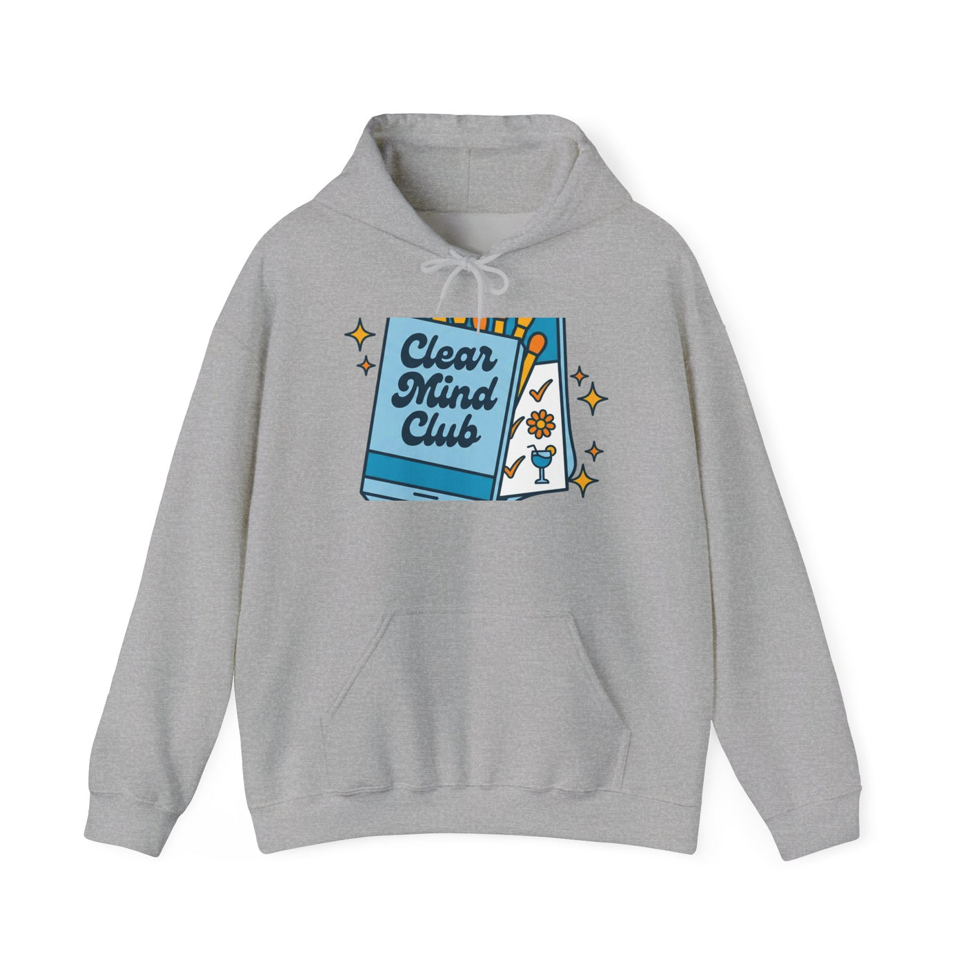 Clear Mind Club Retro Matchbook Hoodie