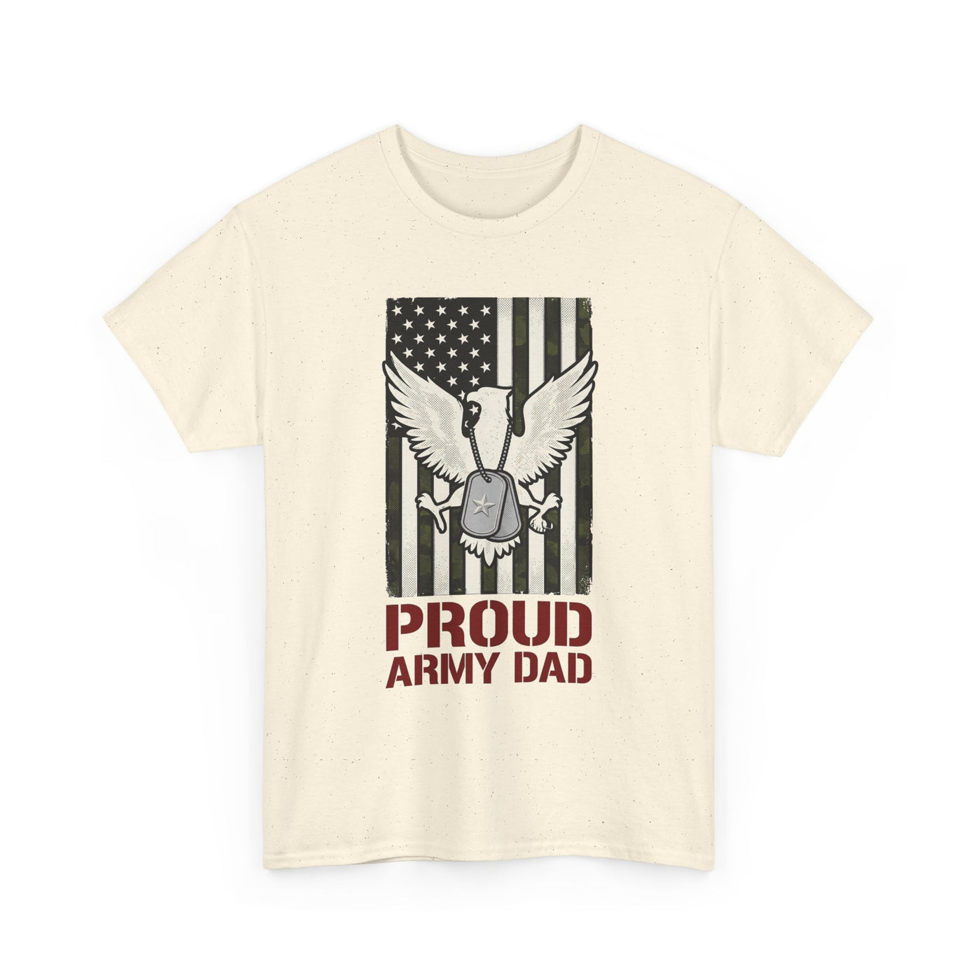 Proud Army Dad Dog Tags & Flag
