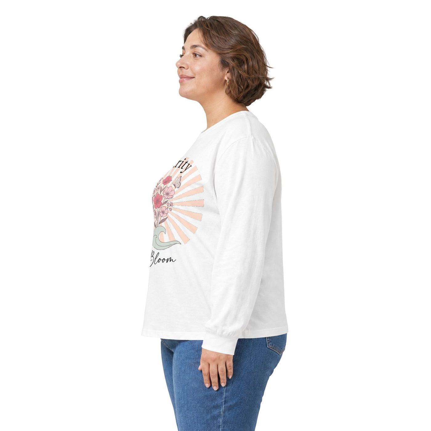 Clarity in Bloom Wildflower Sunburst Long Sleeve