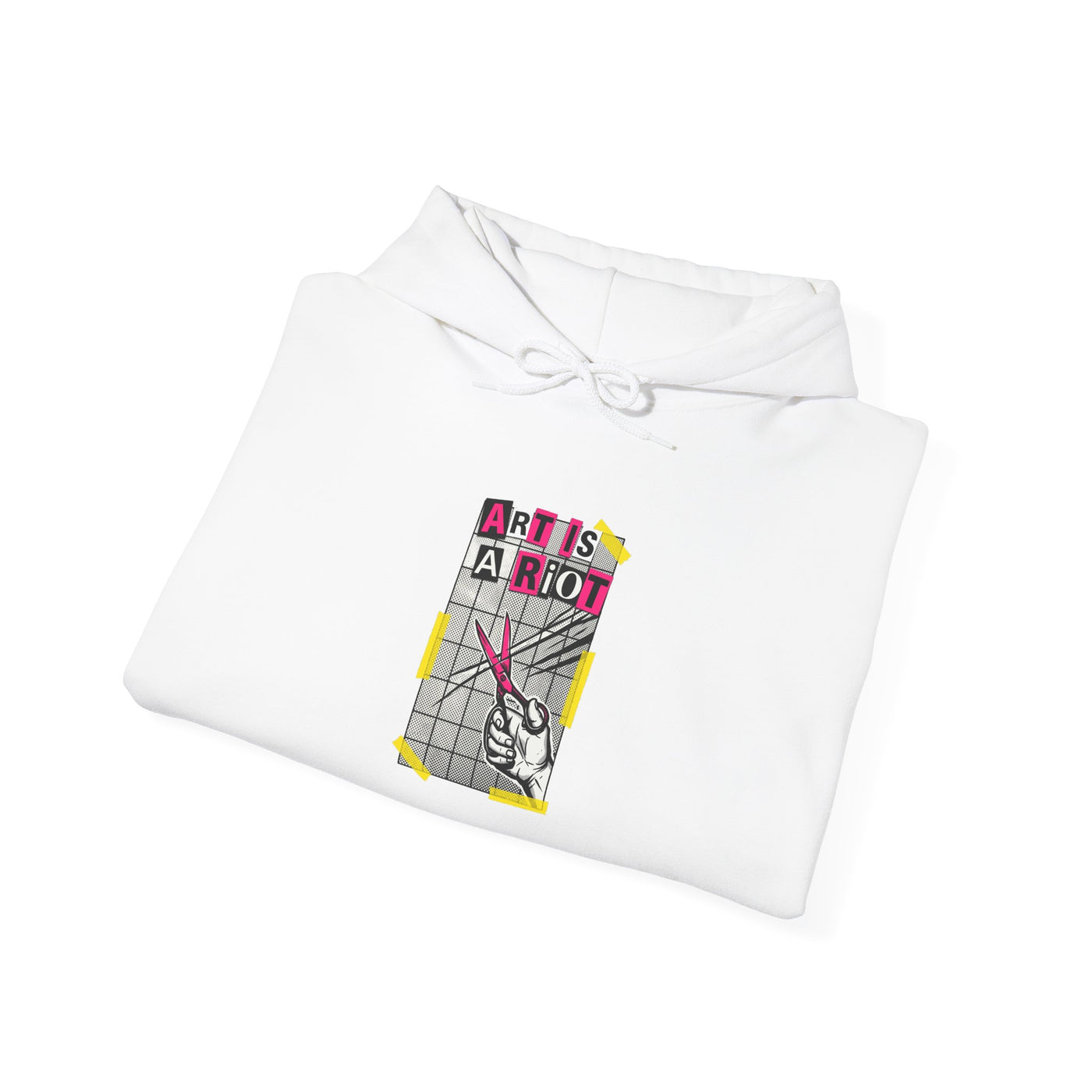 Cut Paste Rebel Zine Manifesto Hoodie
