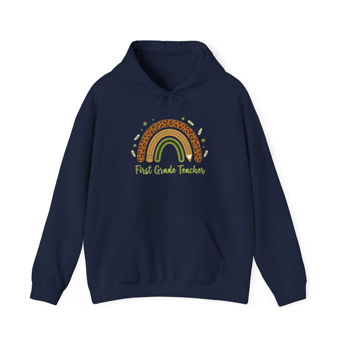 Boho Leopard Rainbow Grade Level Hoodie