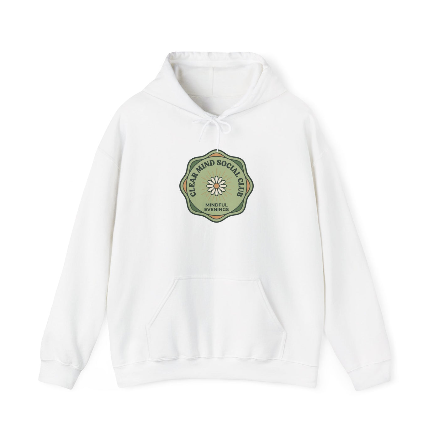 Clear Mind Social Club Badge Hoodie