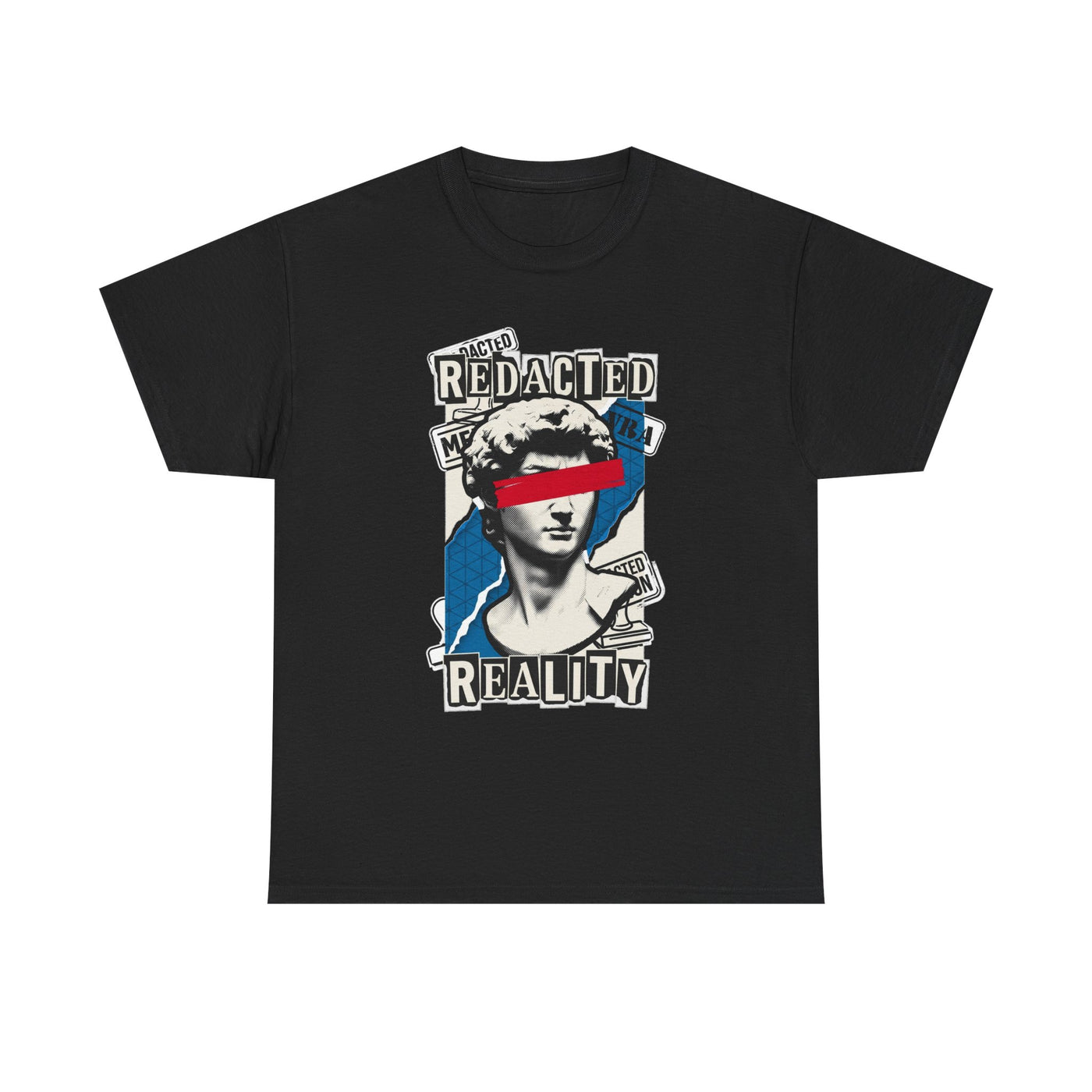 Redacted Reality Halftone Bust