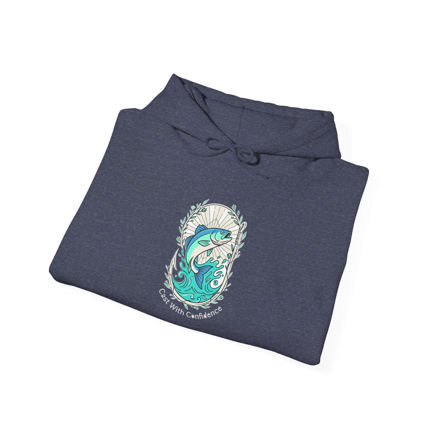 Reel Strength Floral Hook Fishing Hoodie
