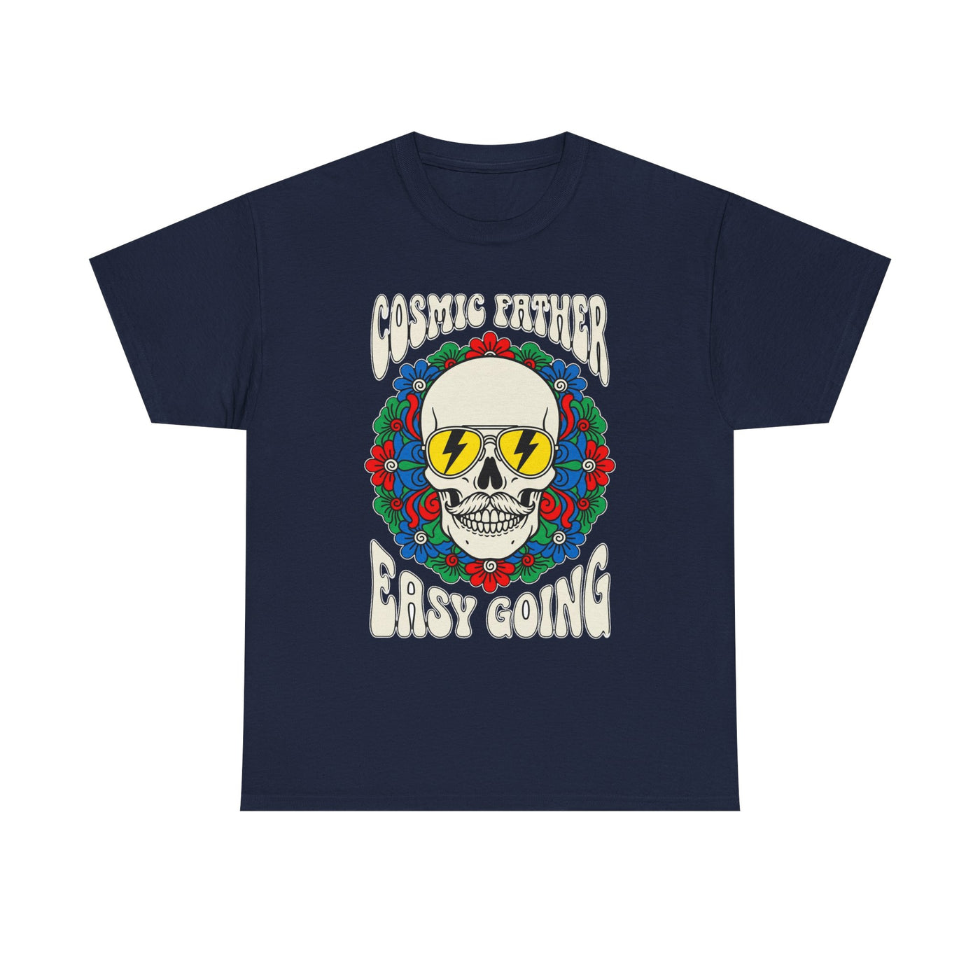 Cosmic Father Retro Skull Graphic