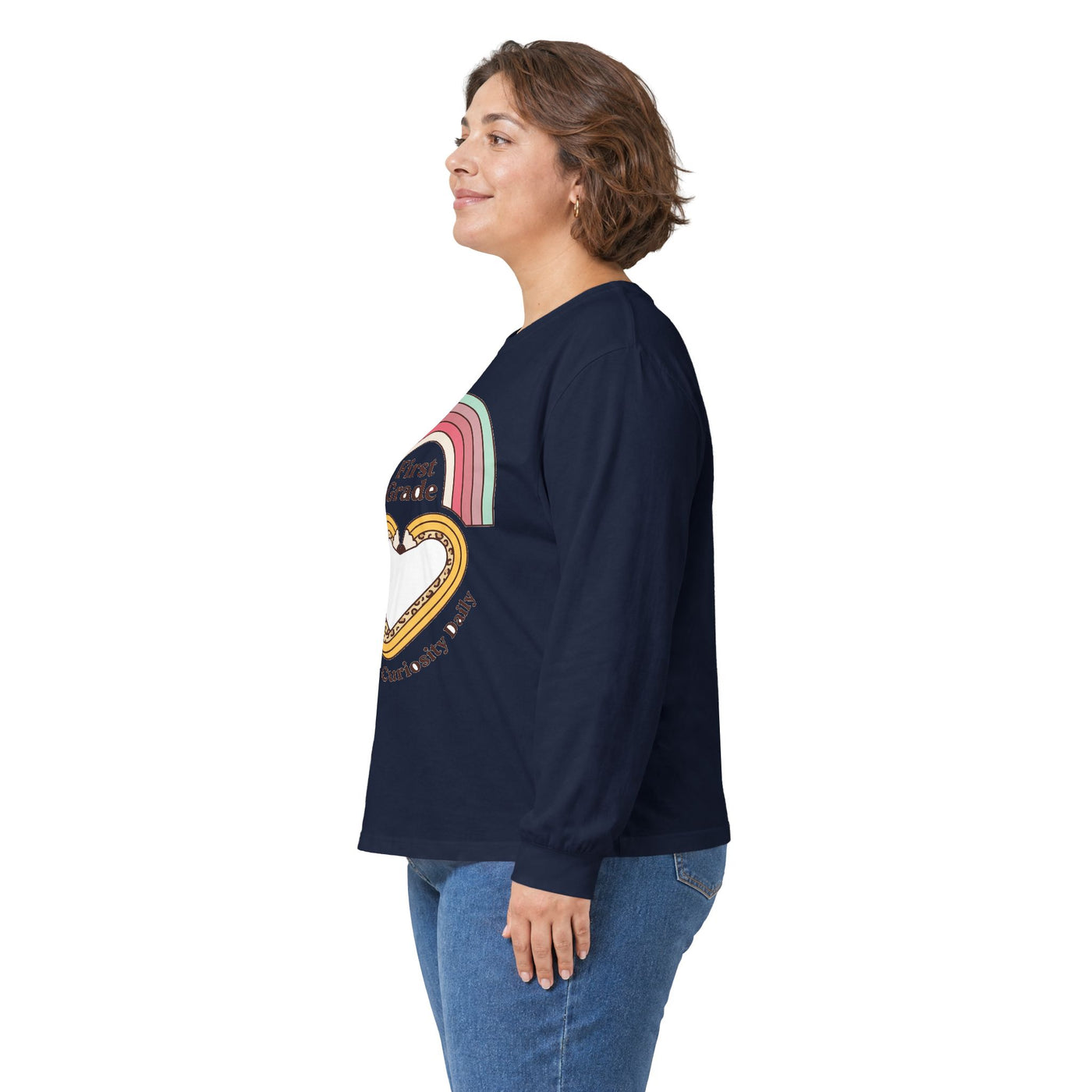 Shaping Minds Leopard Pencil Heart Long Sleeve