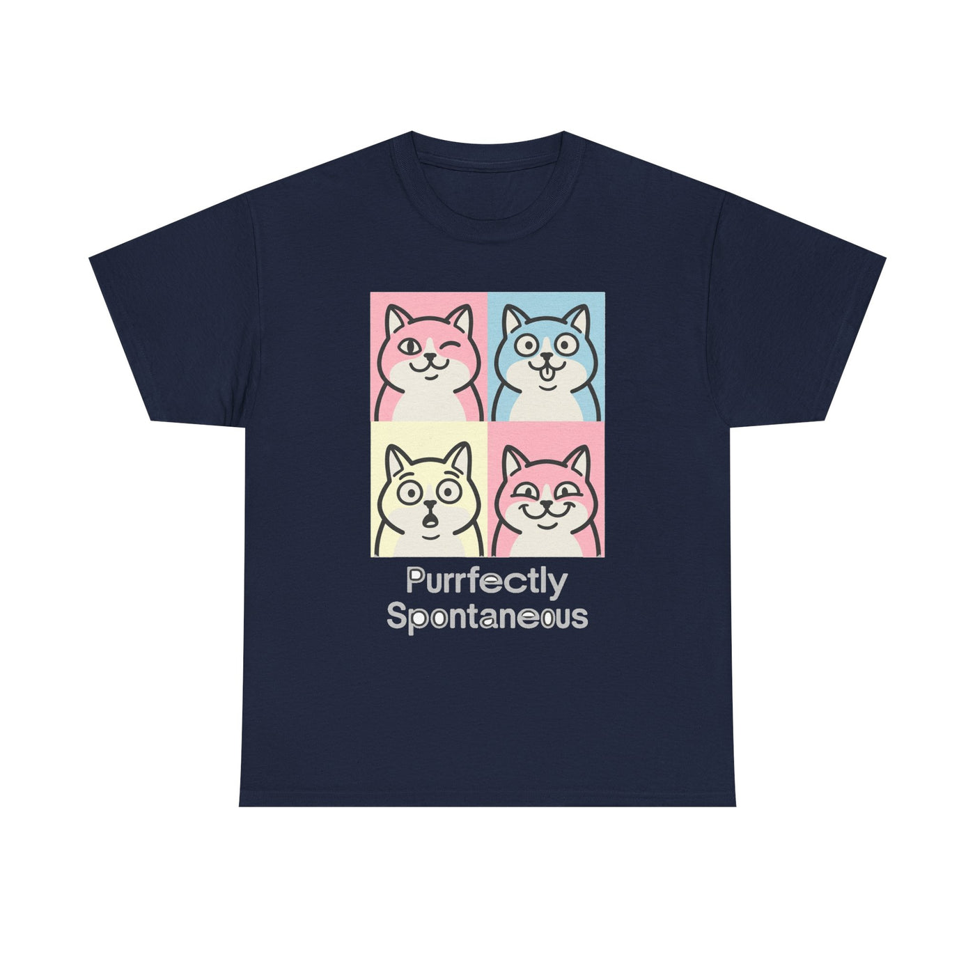 Pastel Pop Art Kitten Grid