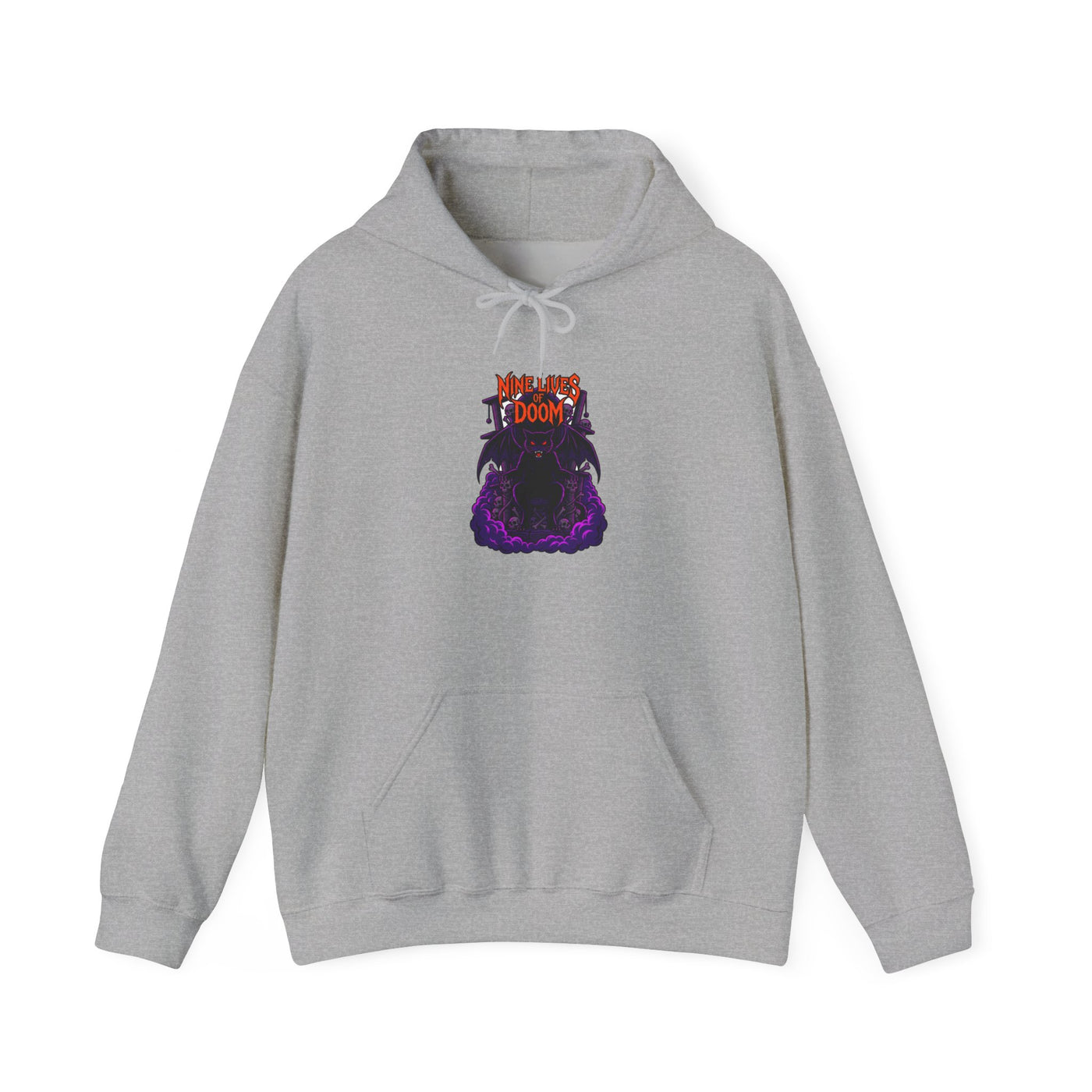 Feline of the Abyss Gothic Metal Hoodie