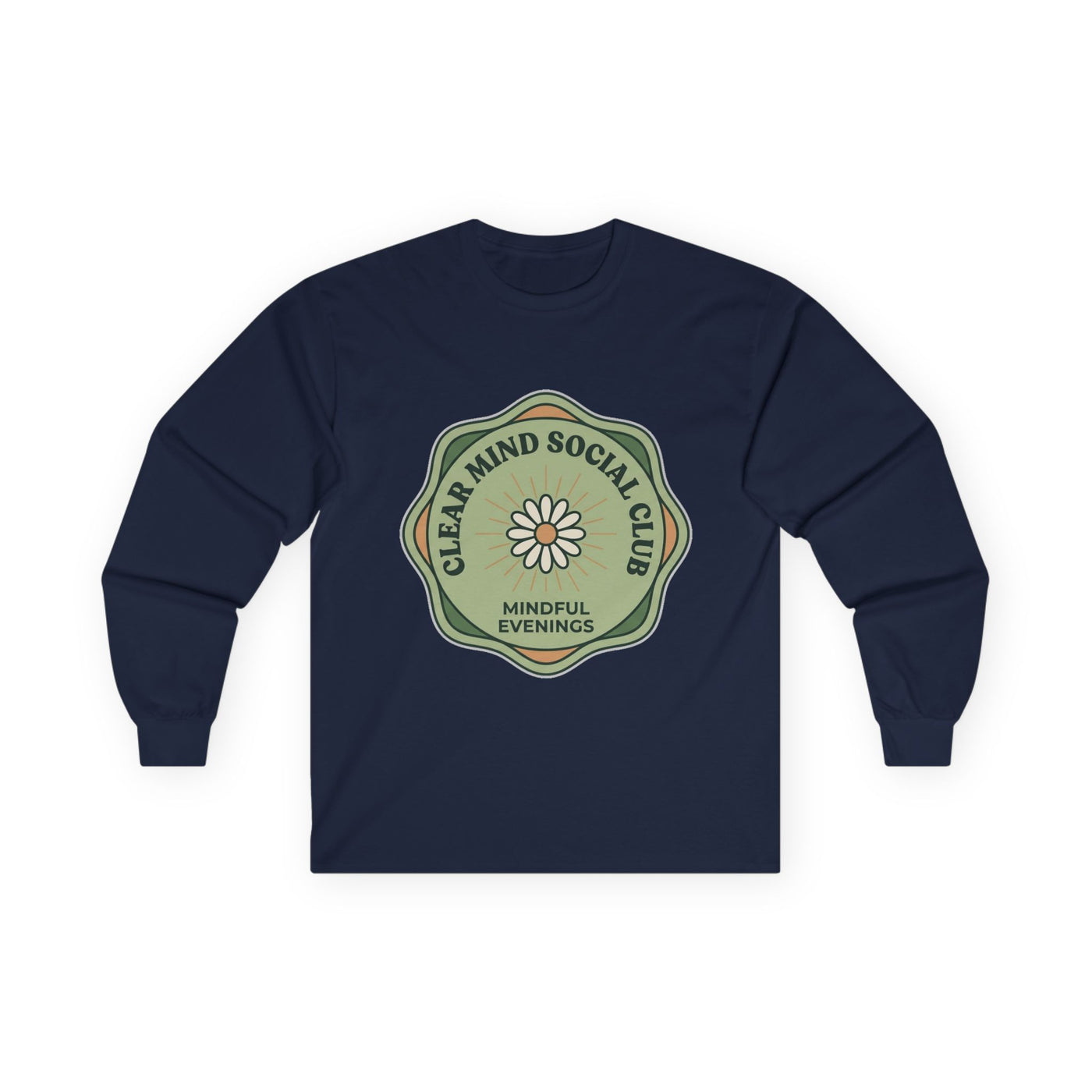 Clear Mind Social Club Badge Long Sleeve