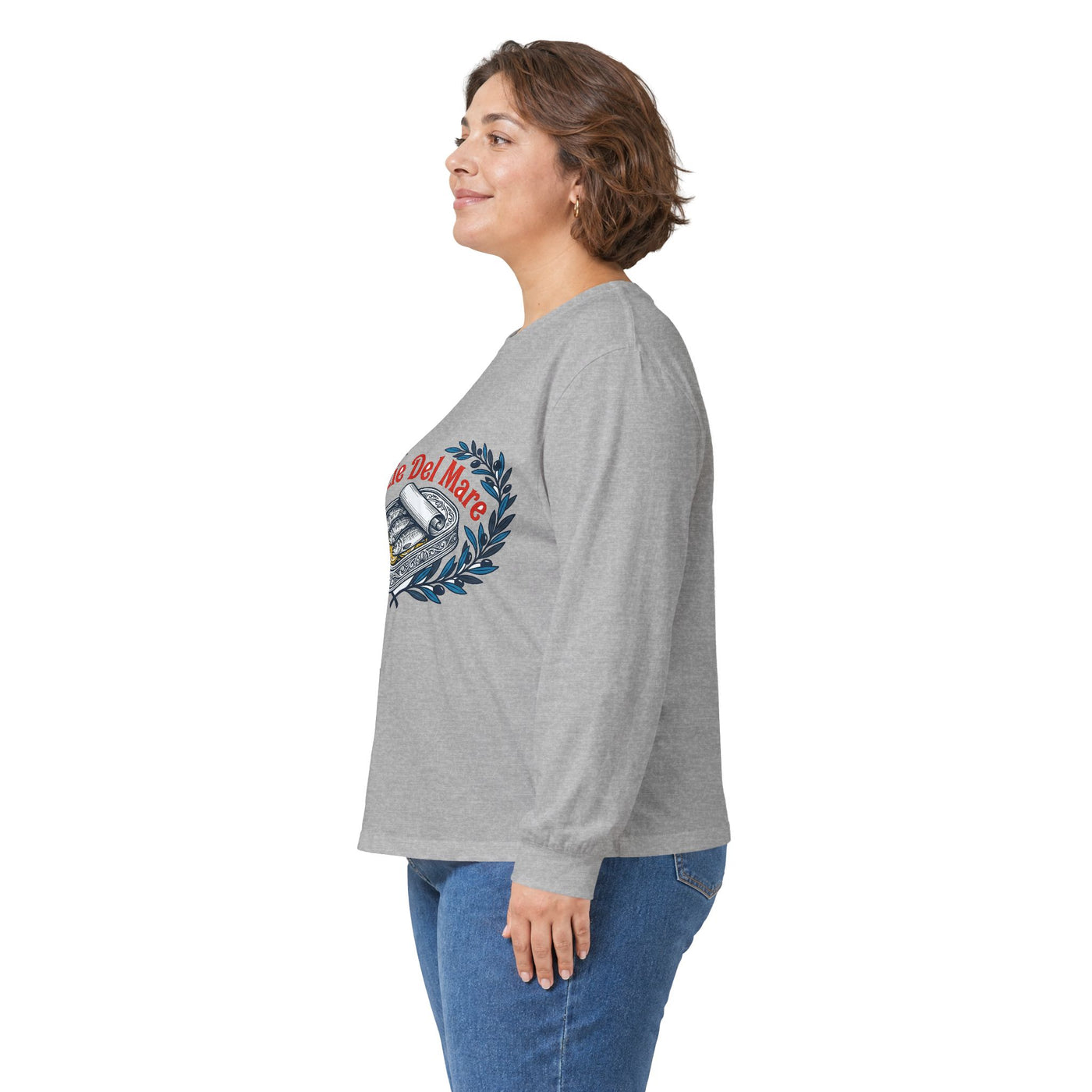 Retro Italian Sardine Tin Art Long Sleeve