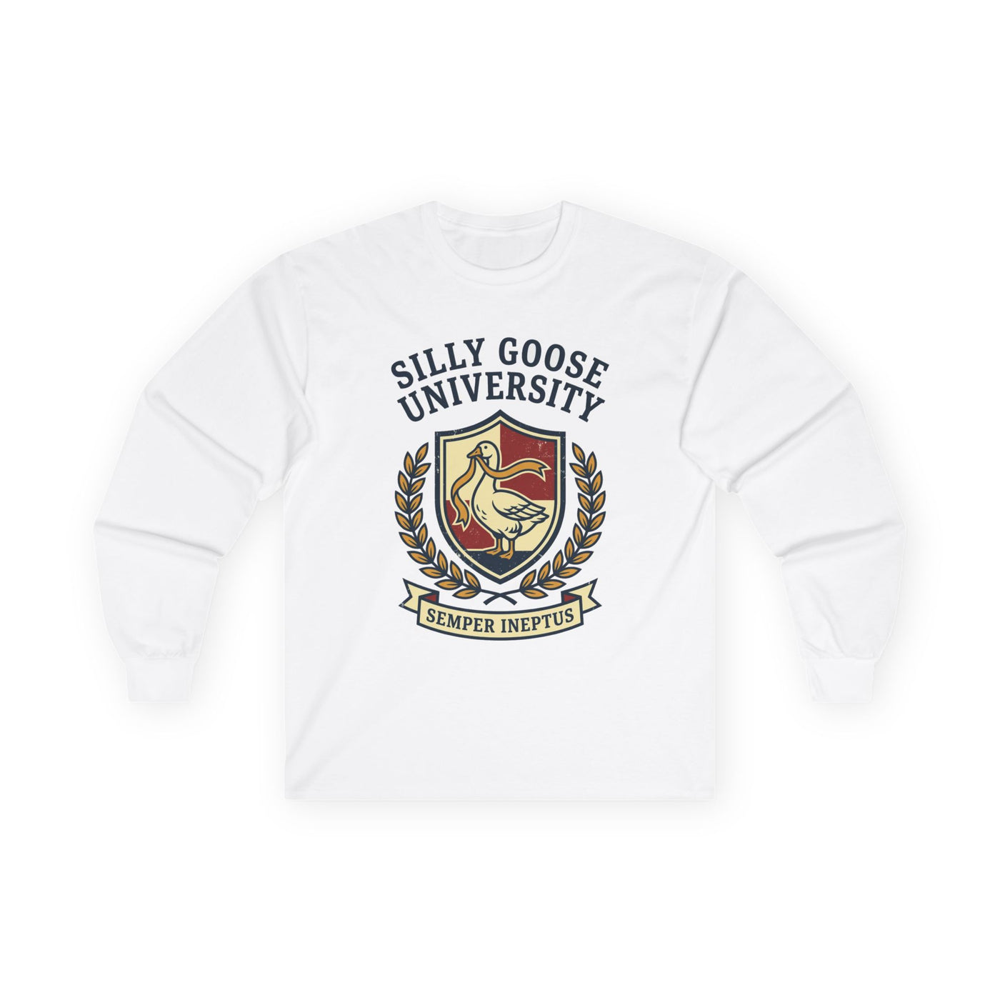 Silly Goose Univ Alumni Crest Long Sleeve