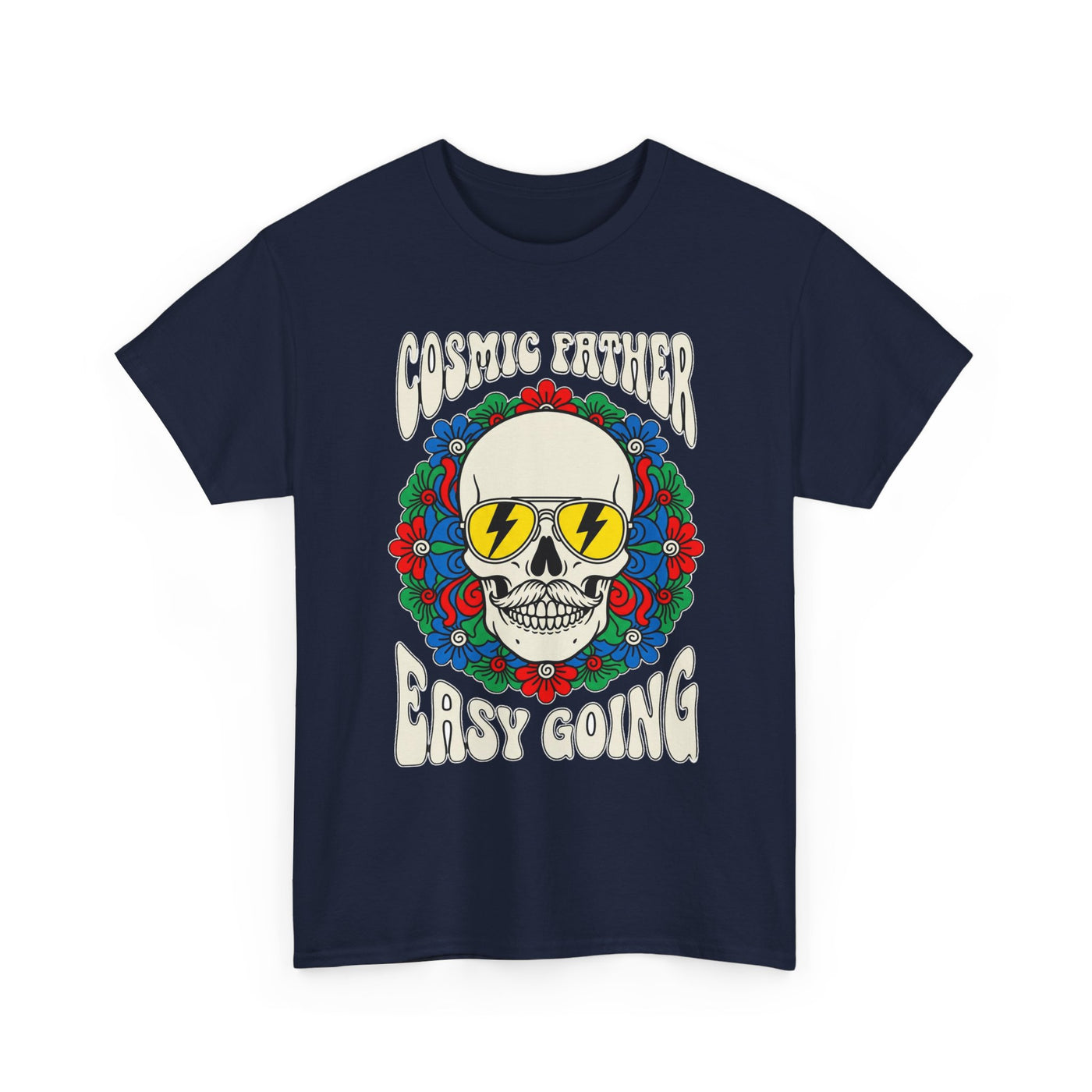 Cosmic Father Retro Skull Graphic