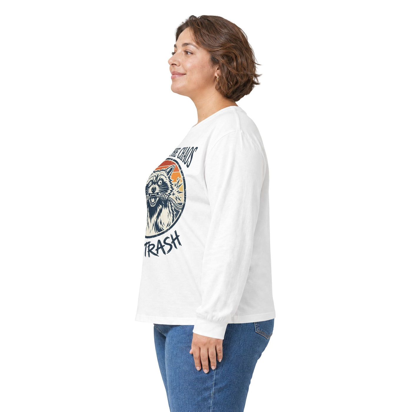 Feral & Free Retro Trash Panda Long Sleeve