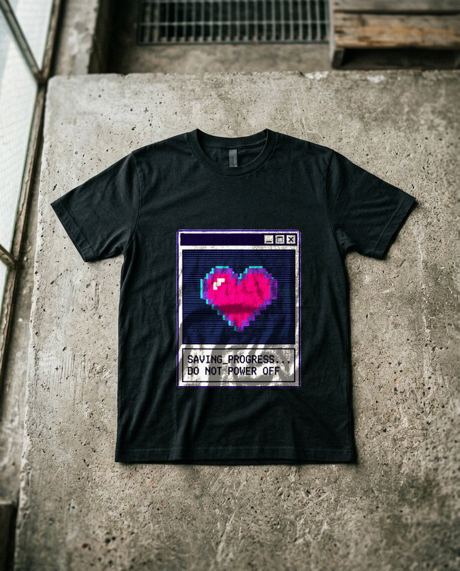 Save Progress Retro Glitch Window — lifestyle photo