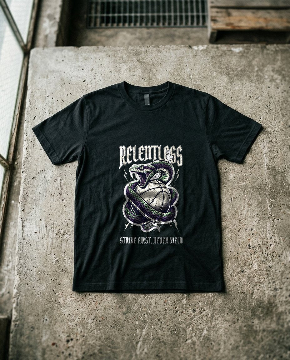 Relentless Strike Viper Basketball Tee — lifestyle photo