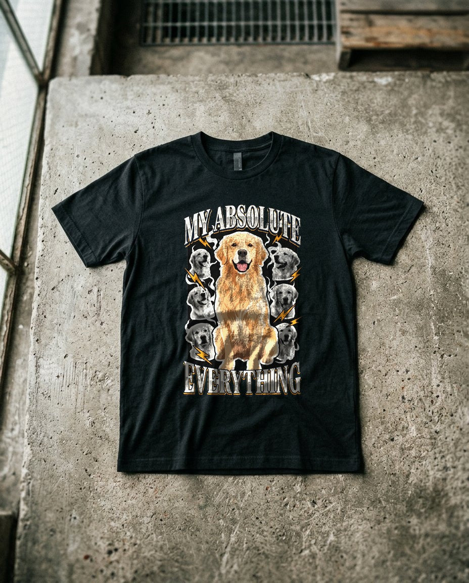My Absolute Everything 90s Pet Tee — lifestyle photo