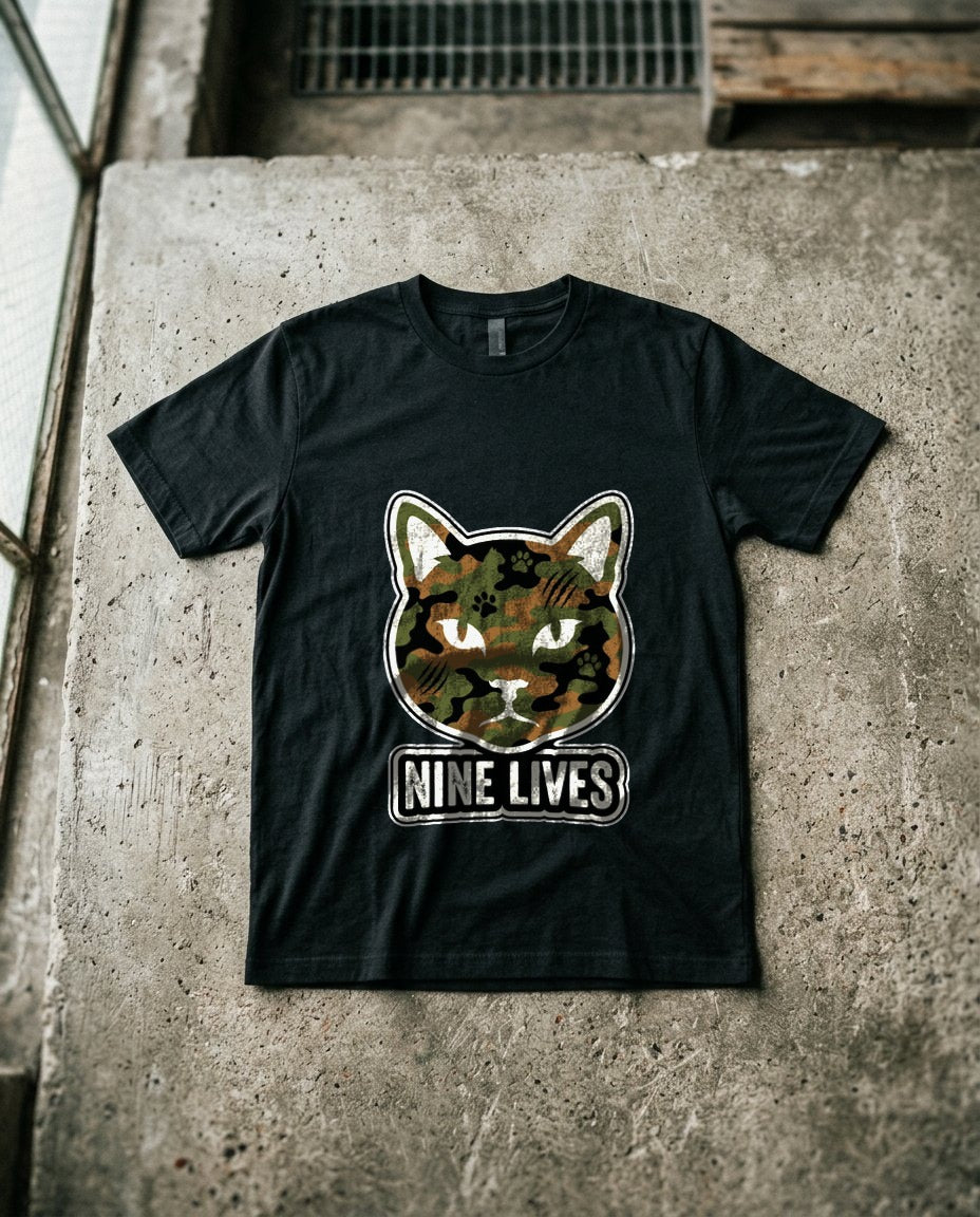 Camo Feline Streetwear Silhouette — lifestyle photo
