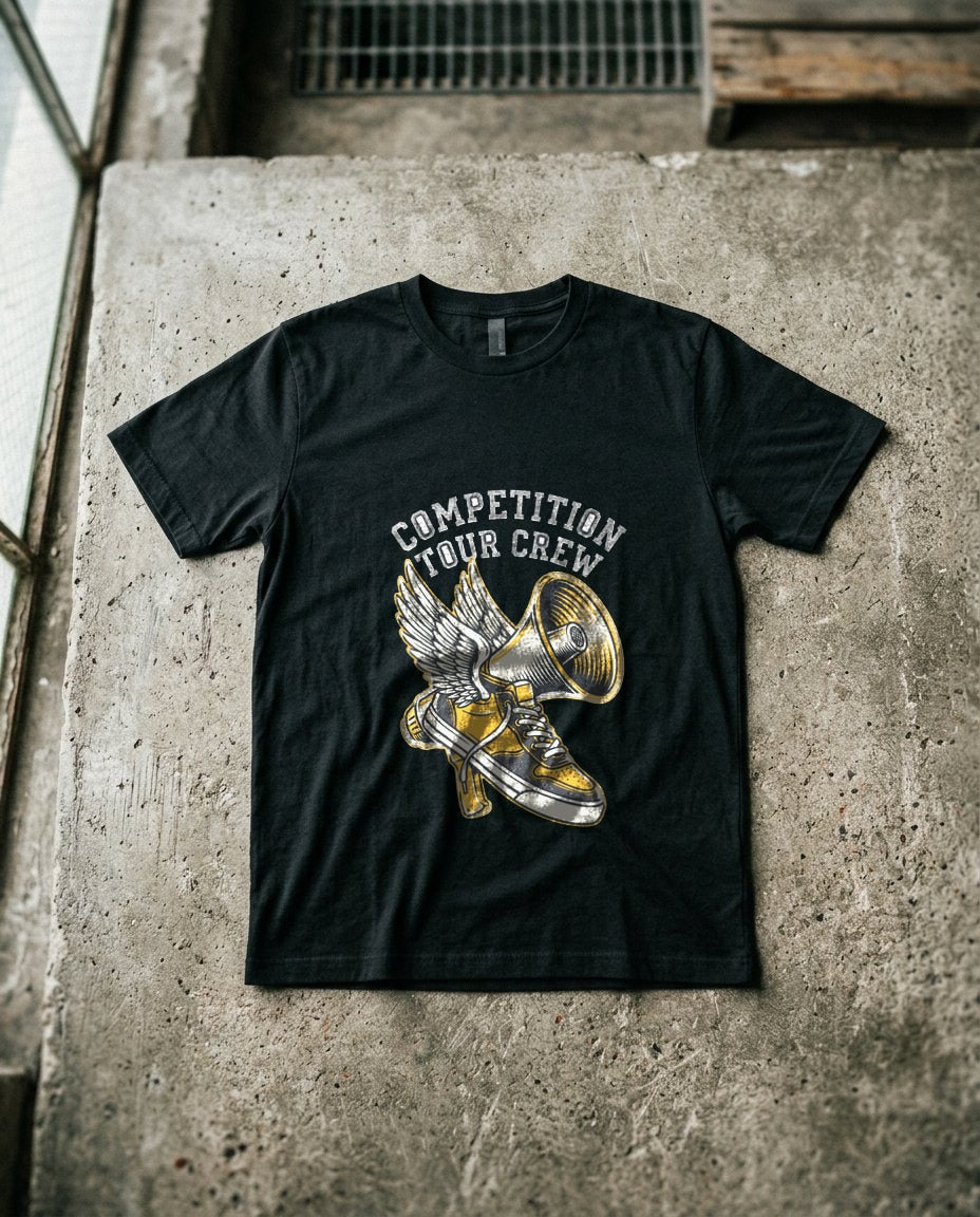 Competition Tour Crew Vintage Tee — lifestyle photo