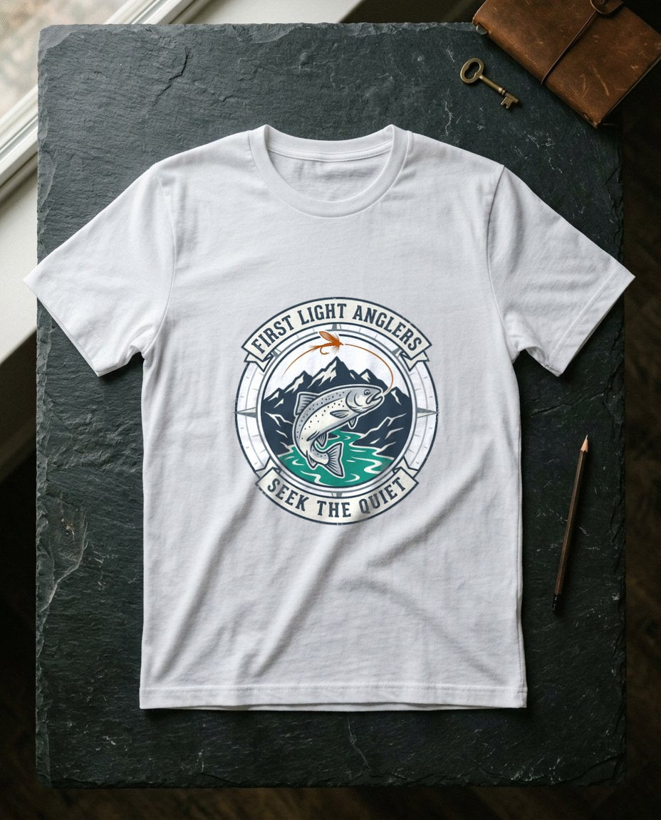 First Light Anglers Society Crest — lifestyle photo