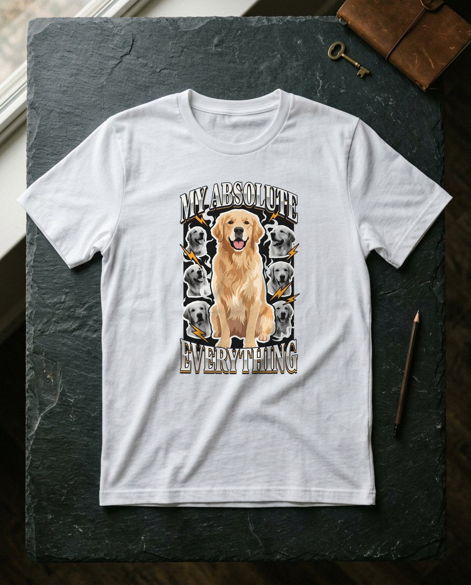 My Absolute Everything 90s Pet Tee — lifestyle photo