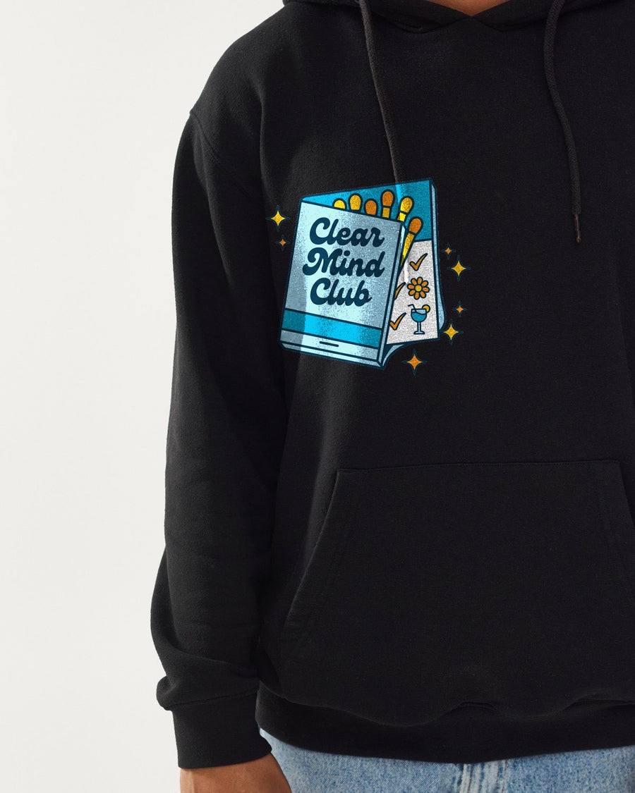 Clear Mind Club Retro Matchbook — lifestyle photo