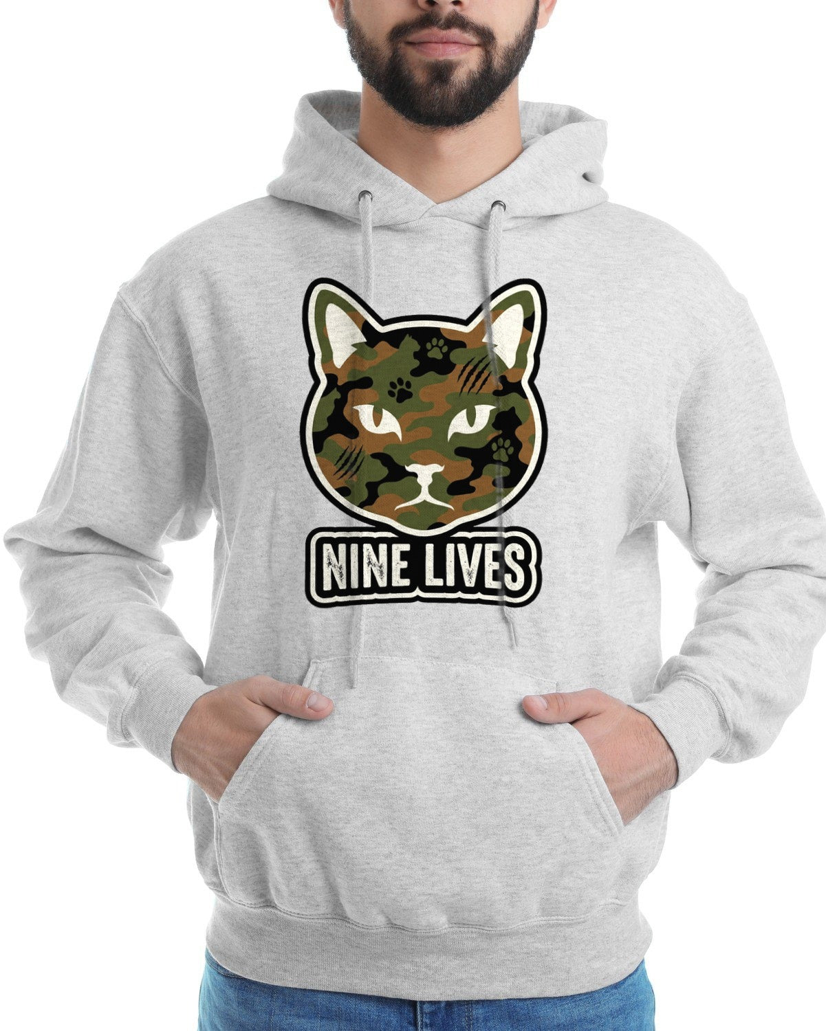 Camo Feline Streetwear Silhouette — lifestyle photo