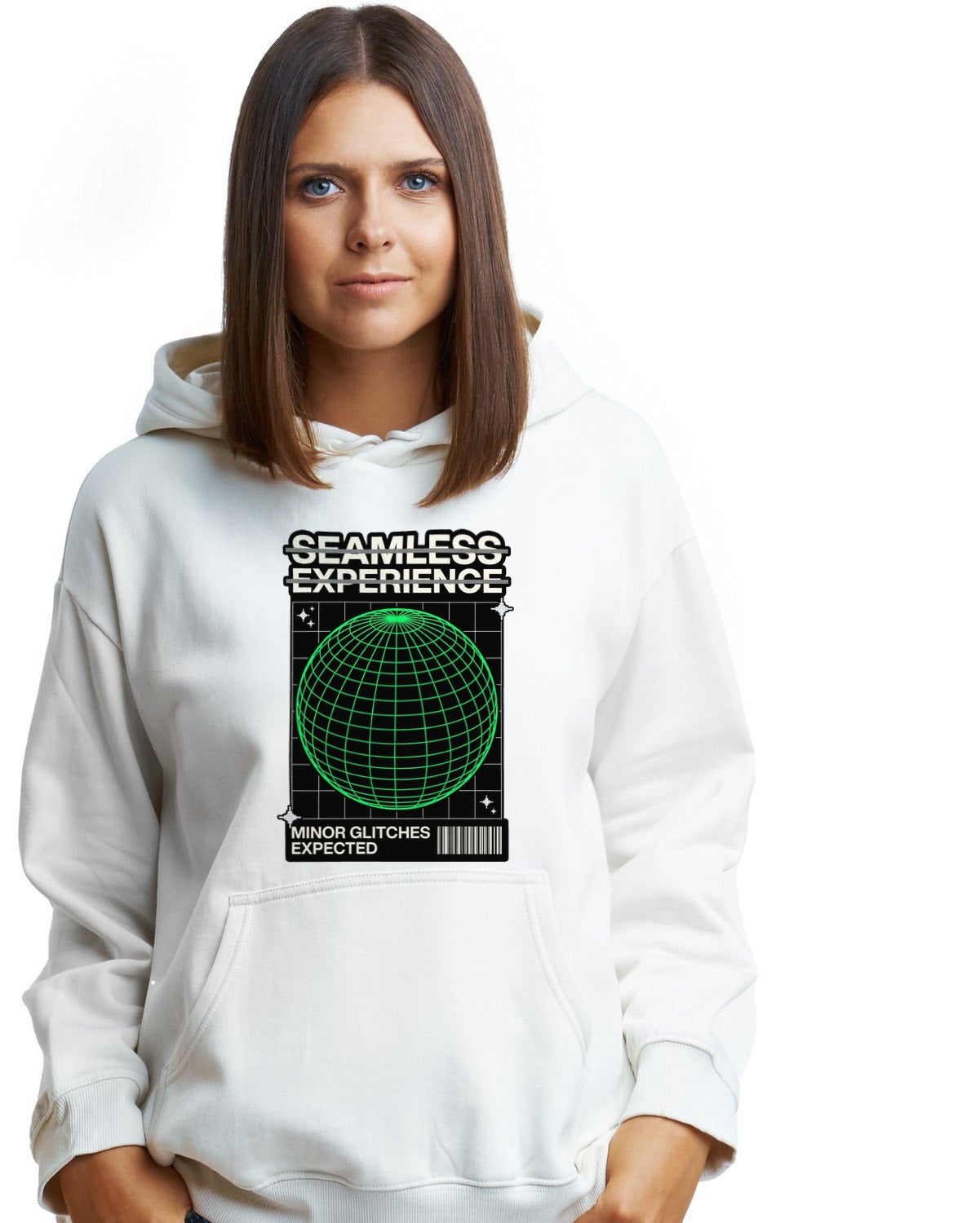 Glitch Expected Wireframe Sphere — lifestyle photo
