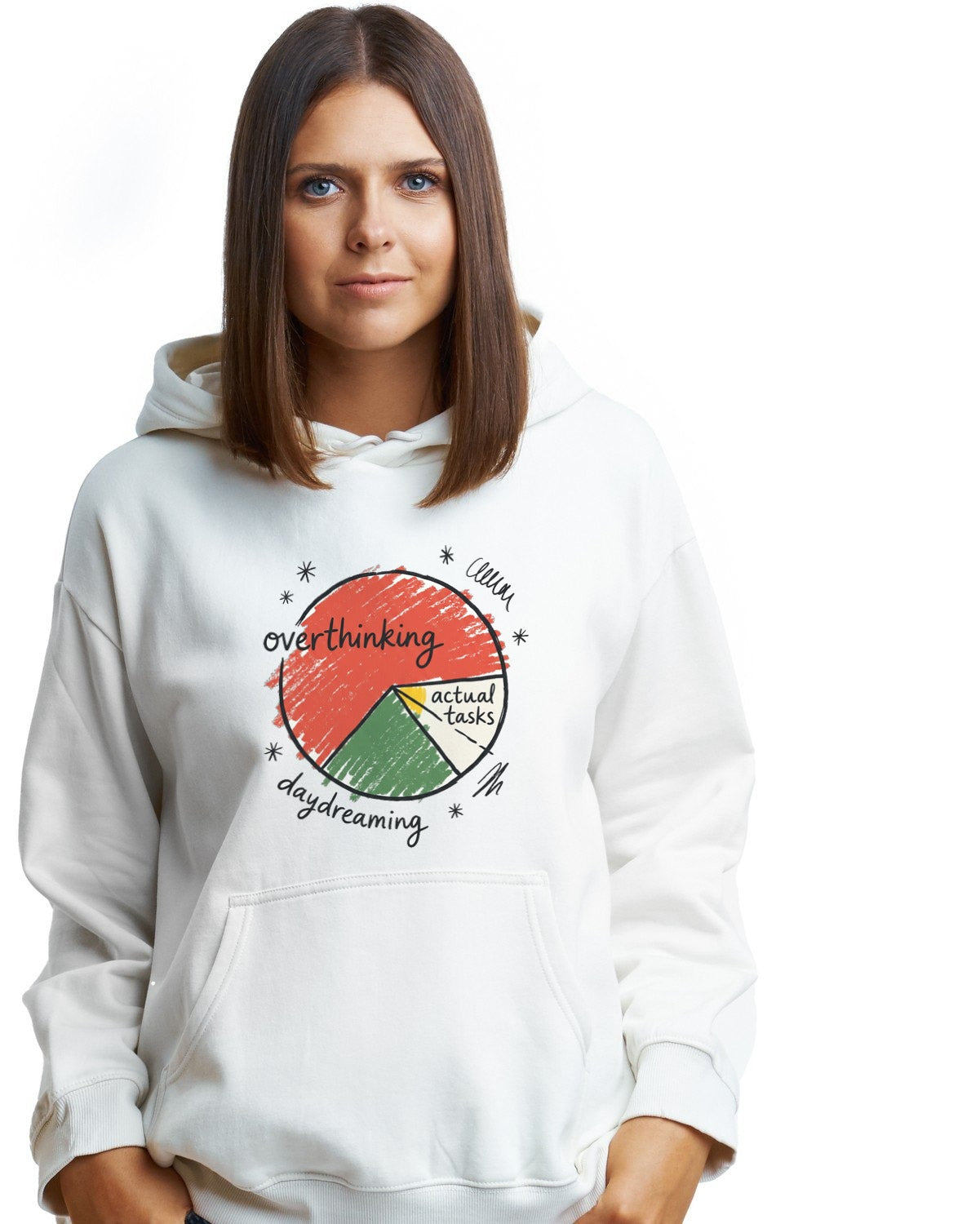 Wobbly Pie Chart Of Priorities Tee — lifestyle photo