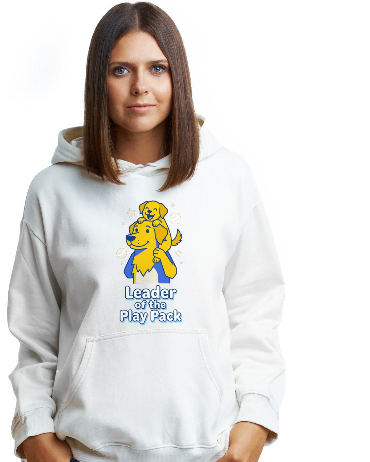 Leader of the Play Pack Cartoon Tee — lifestyle photo