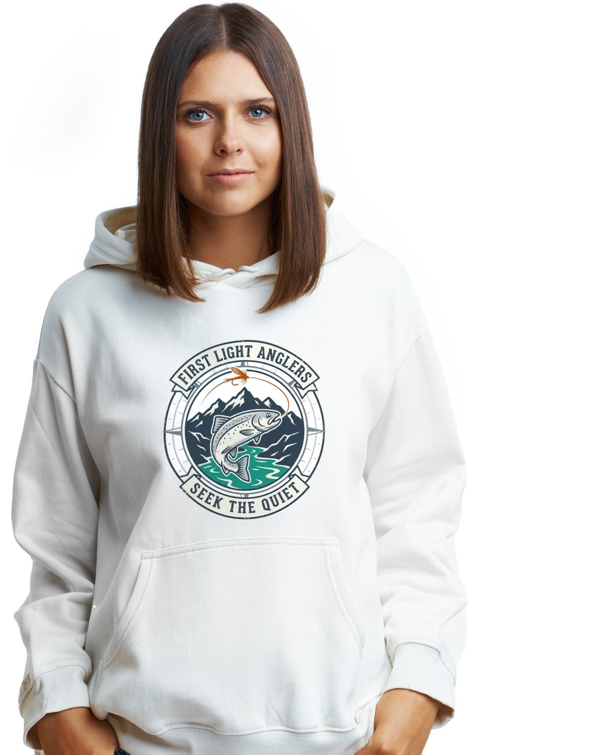 First Light Anglers Society Crest — lifestyle photo