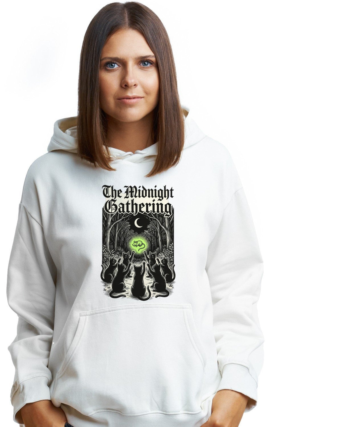 Midnight Coven Catnip Ritual Tee — lifestyle photo