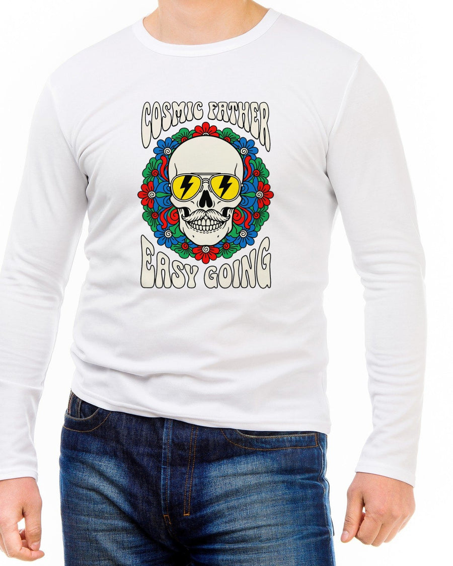 Cosmic Father Psychedelic Skull — lifestyle photo